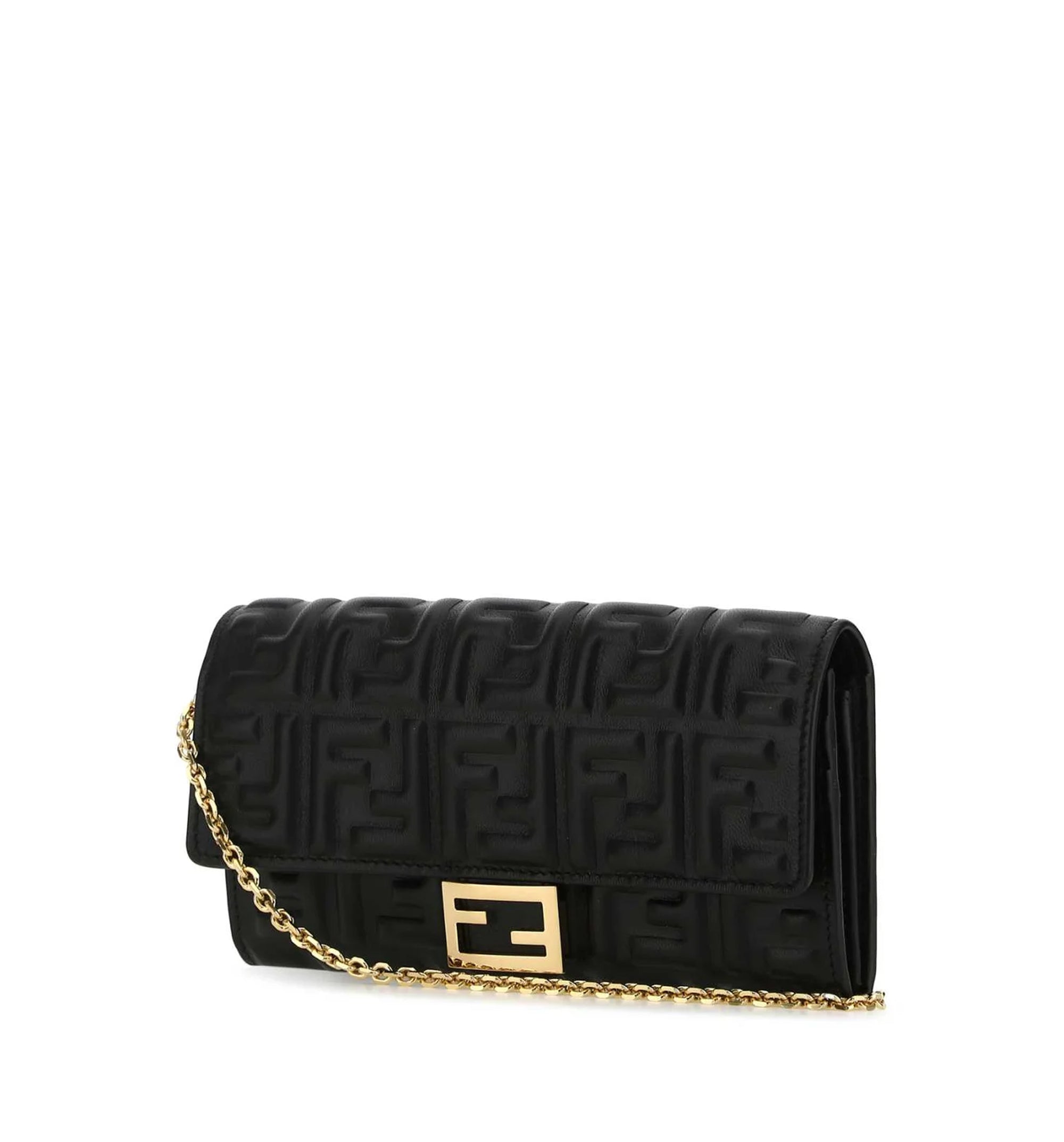 Baguette Continental Wallet With Chain