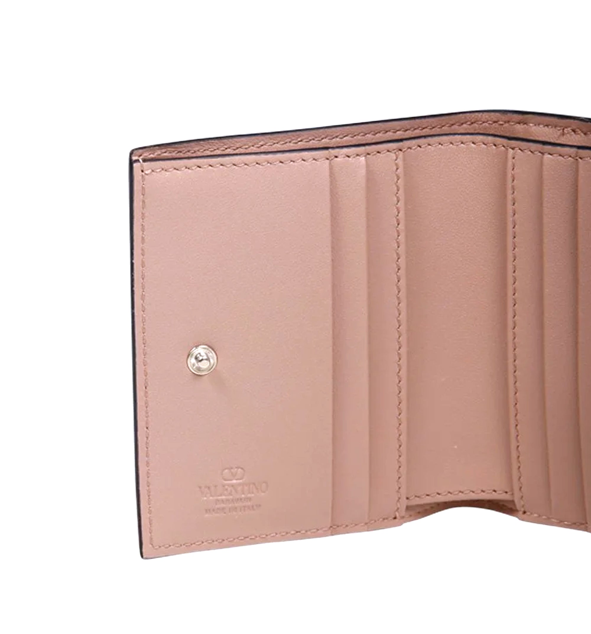 Rockstud Zip-Up Wallet