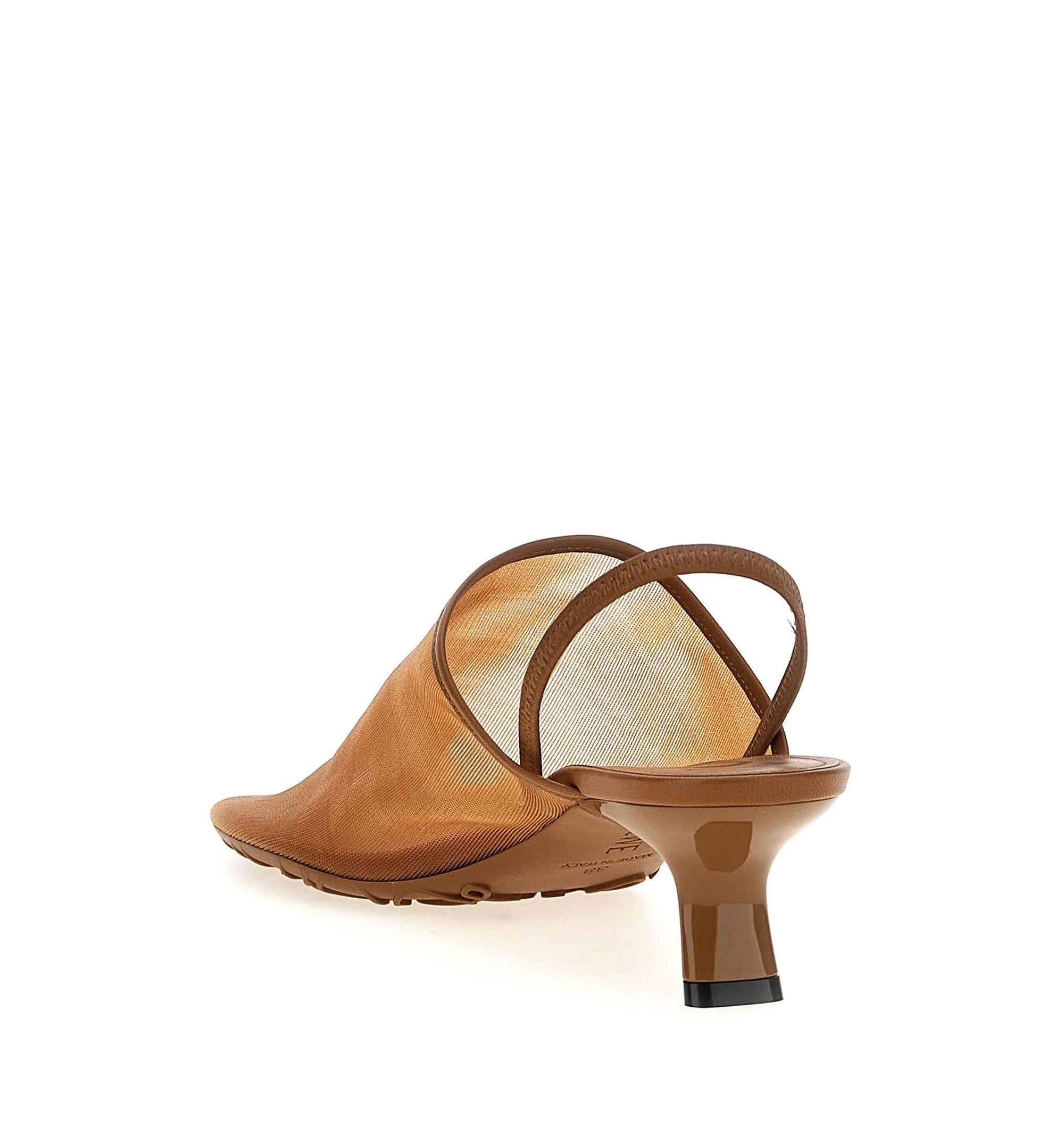 Petal Slingback Heel Sandal in Mesh