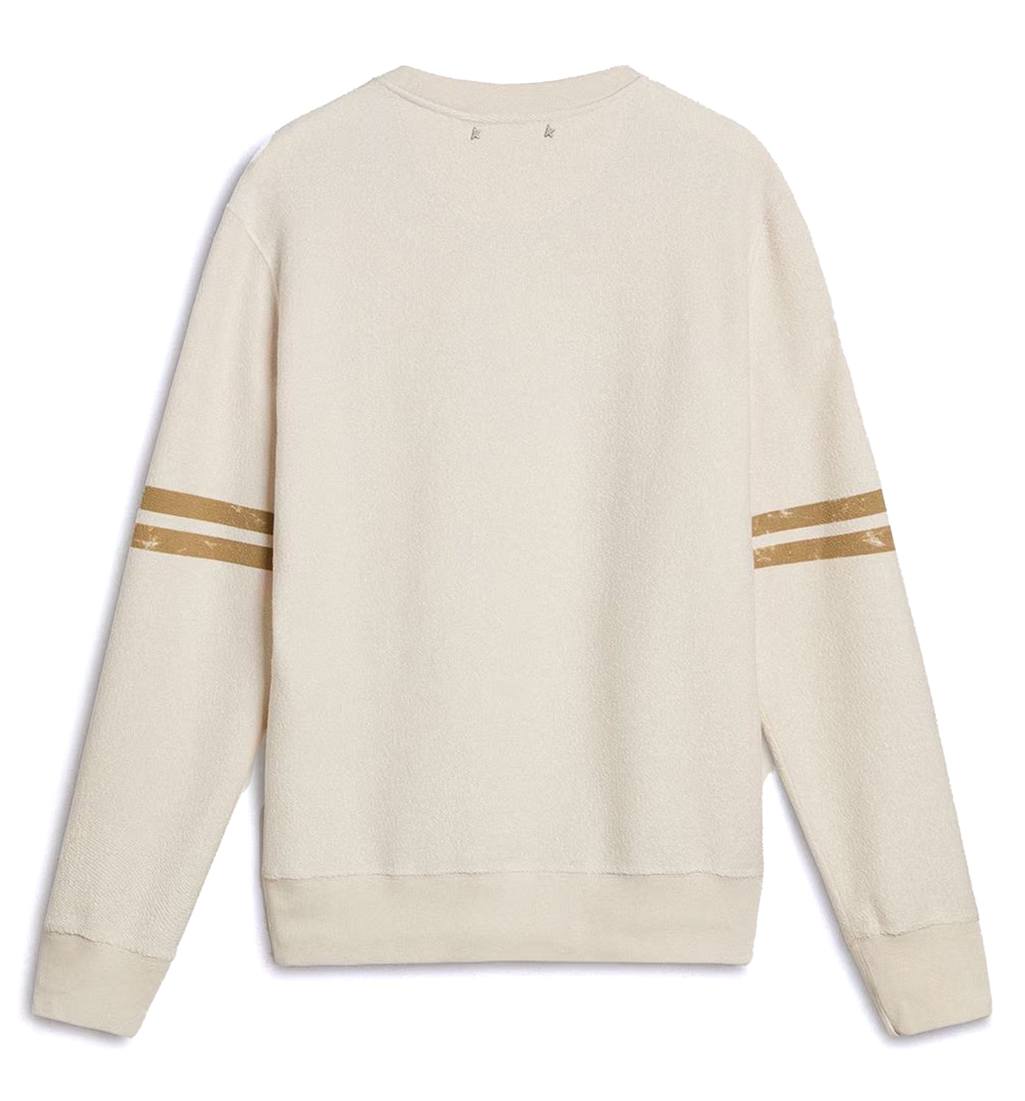 White Cotton Sweatshirt With Front Print