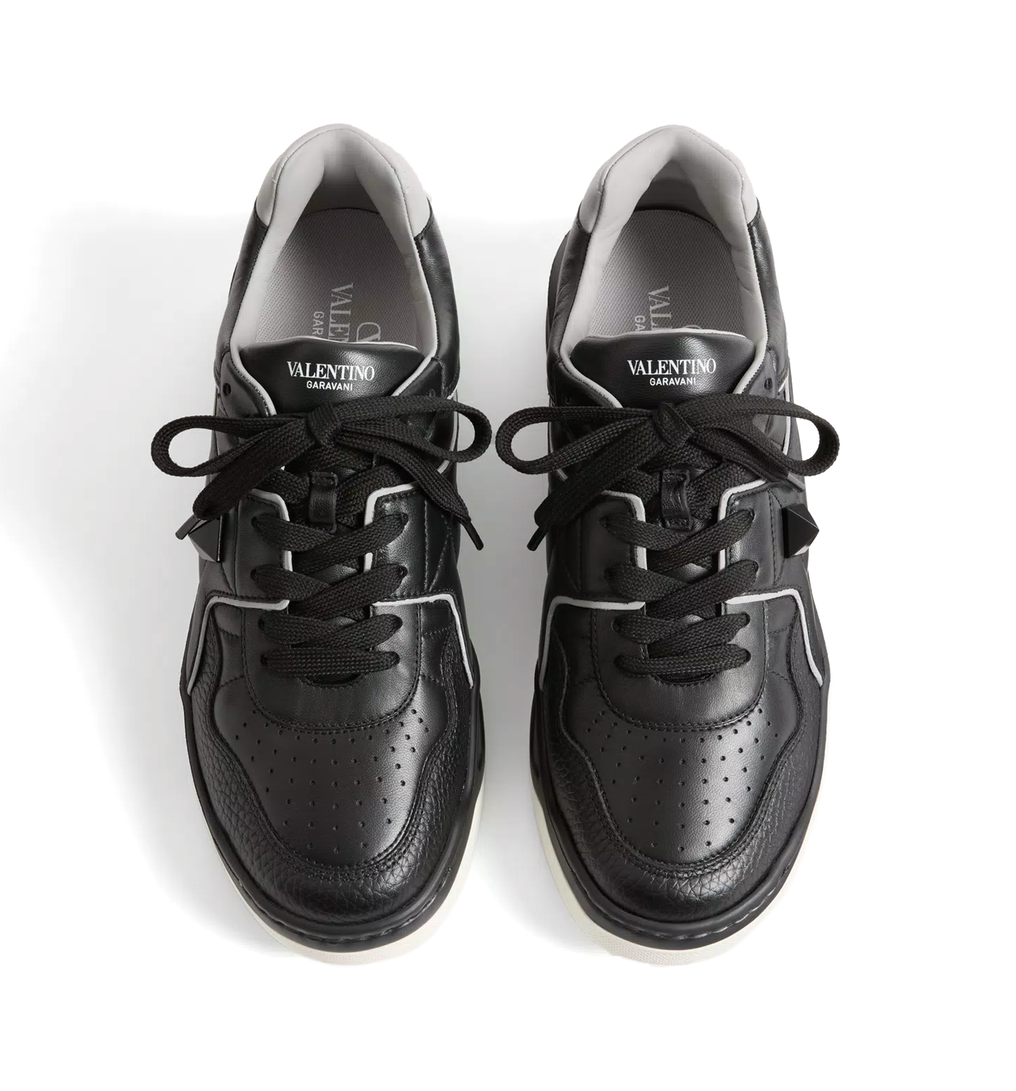 One Stud Low-Top Nappa Sneaker