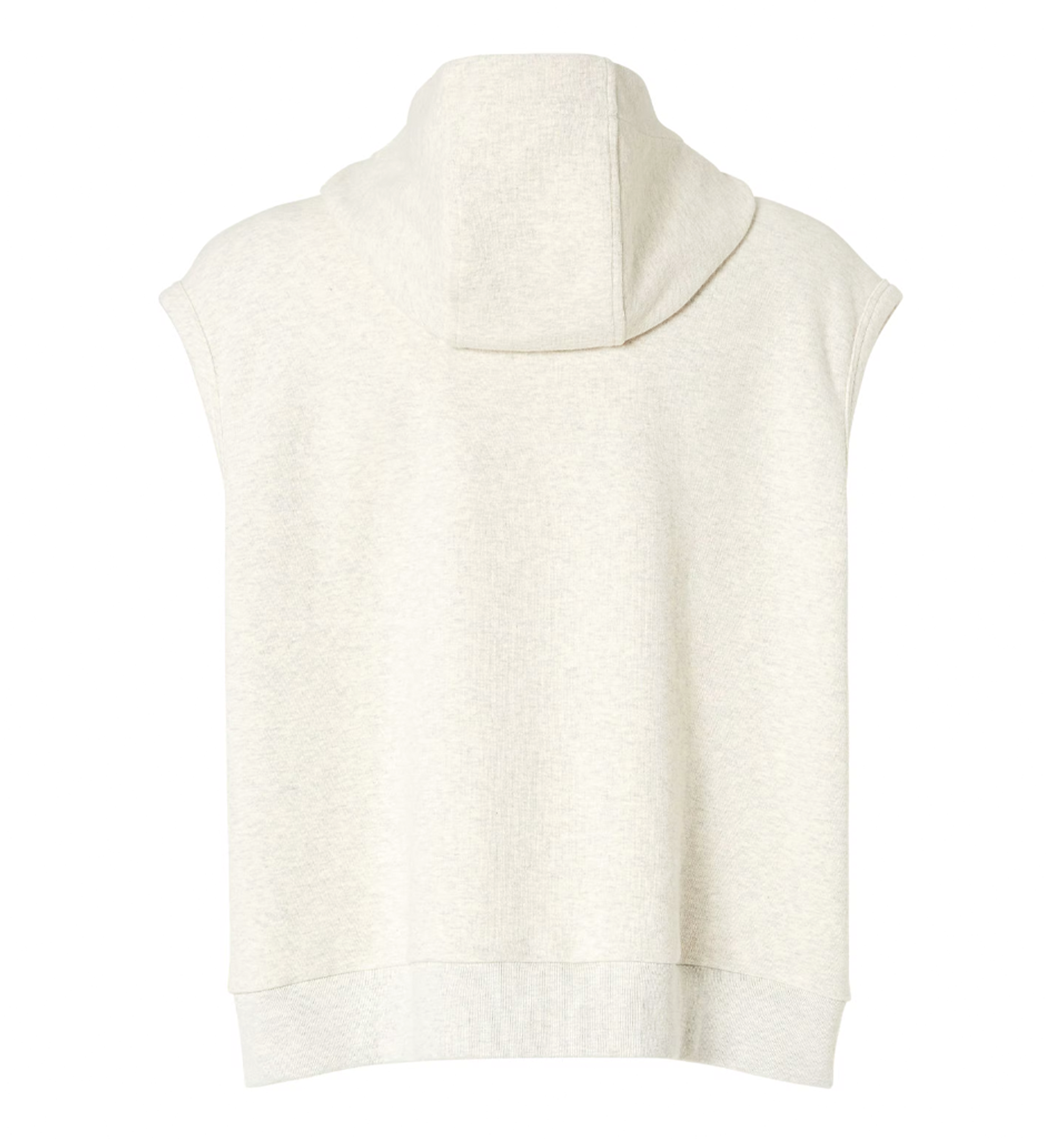 Sleevless Cotton Sweatshirt