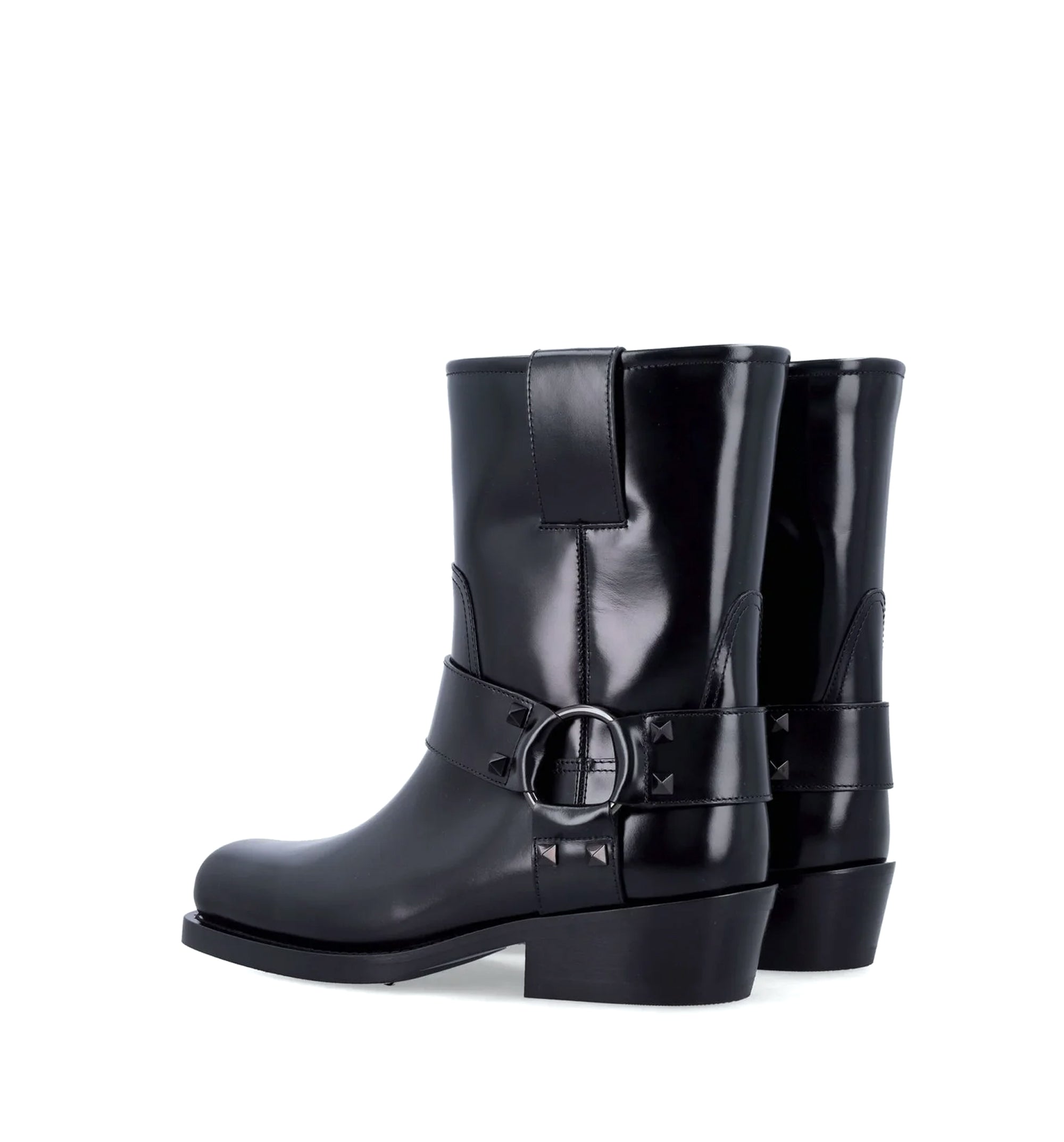 Rockstud Square Toe Boots