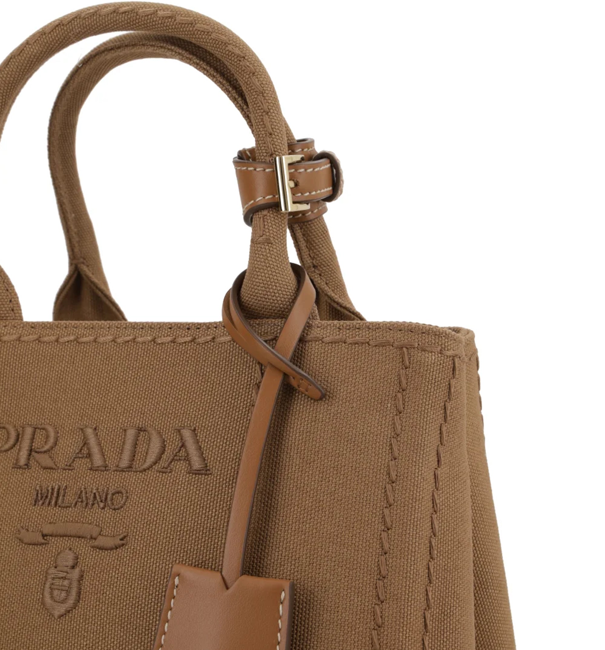 Prada Mini Brown Tote Bag