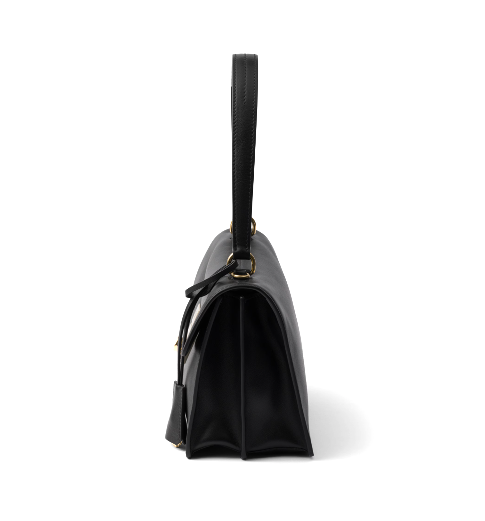 Prada Soft Sound Medium Leather Shoulder Bag