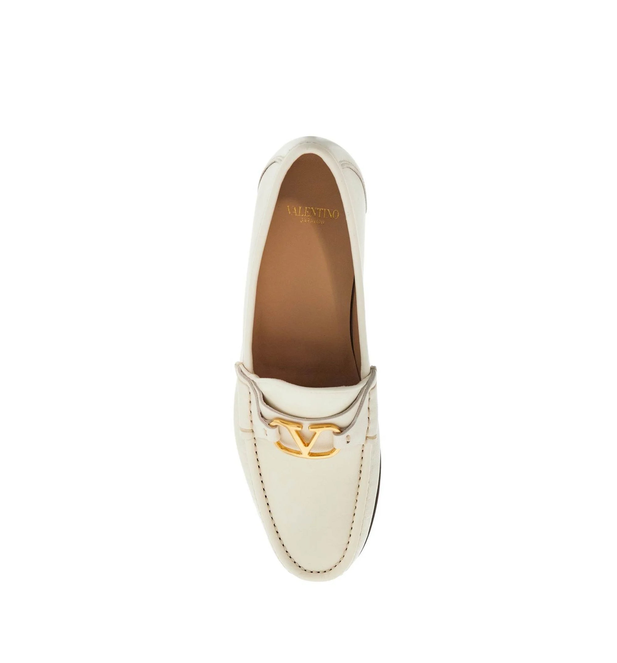 VLogo Plaque Slip-On Loafers