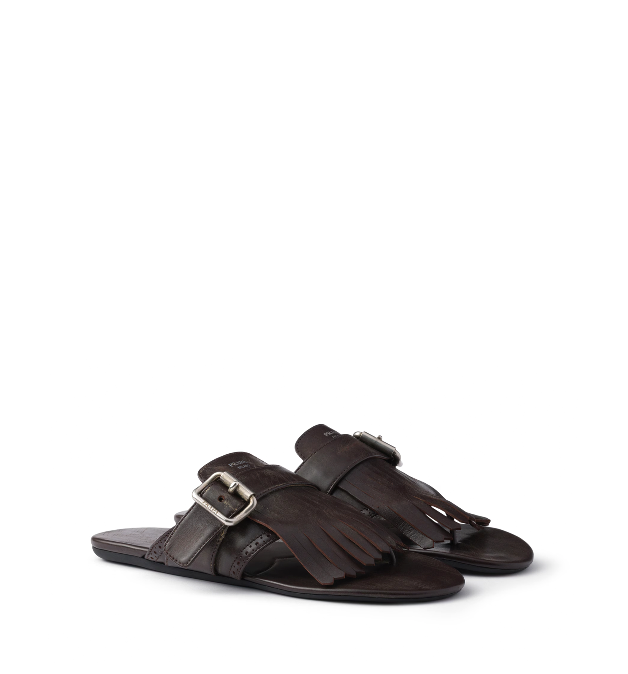 Shuffle leather Thong Sandals