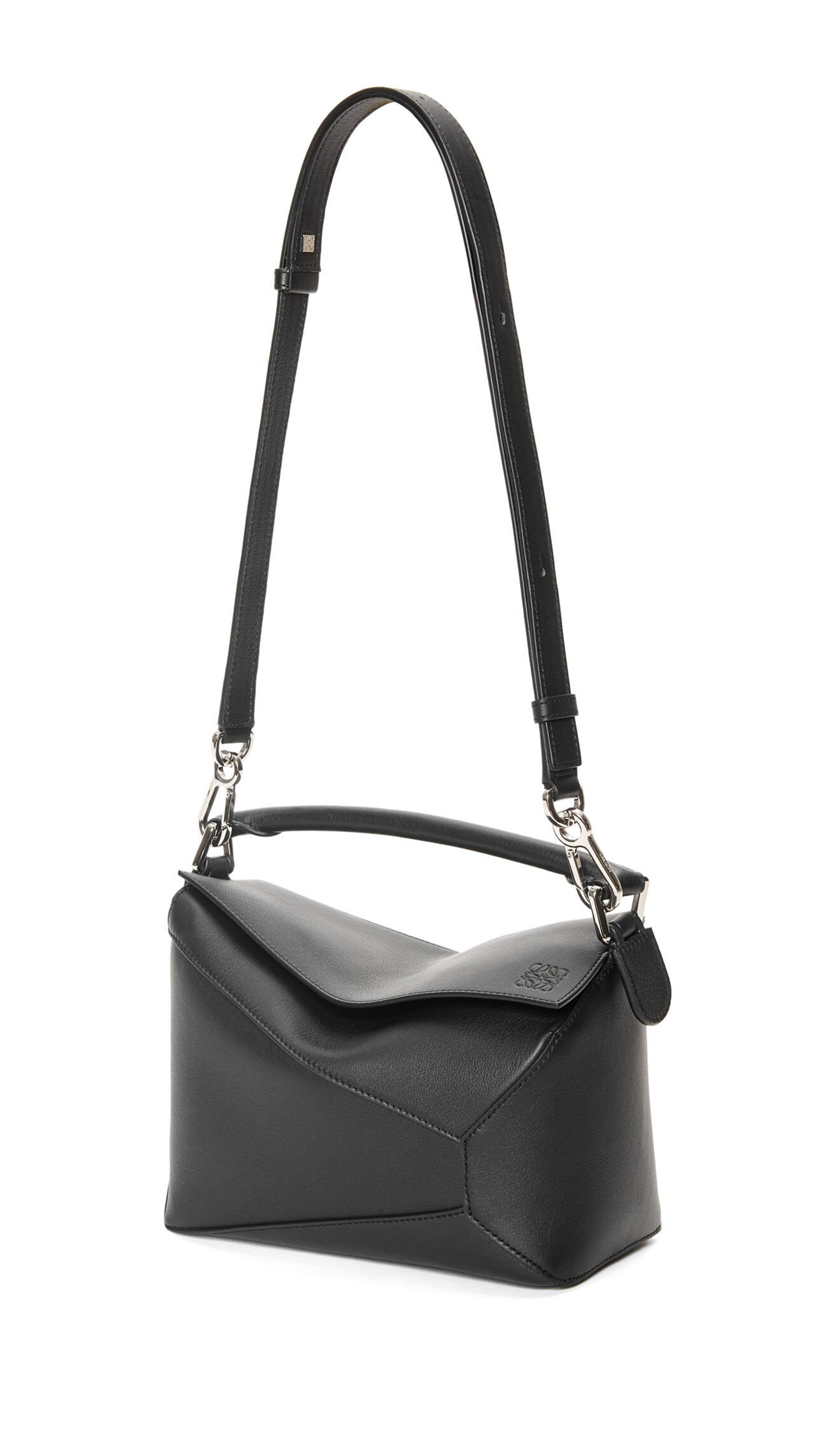 Small Puzzle Bag in Classic Calfskin - Black