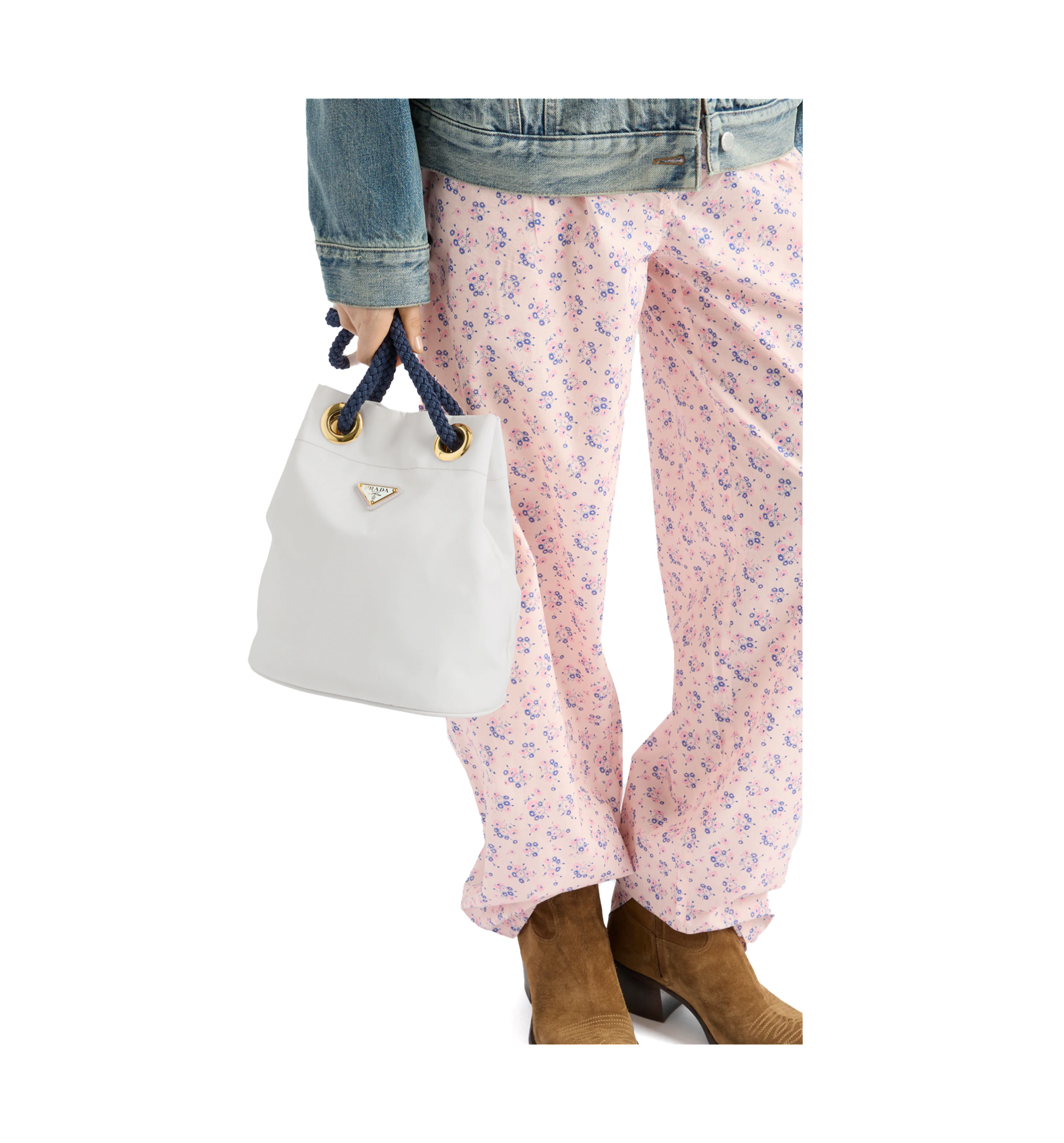 Prada Mariner Re-Nylon Small Bucket Bag