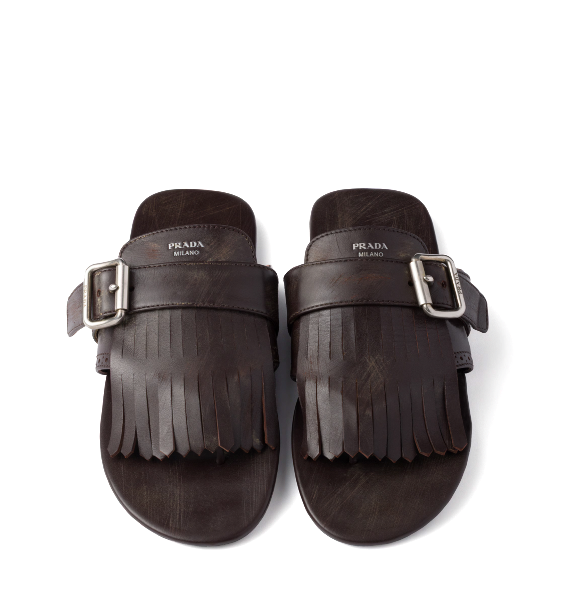 Shuffle leather Thong Sandals