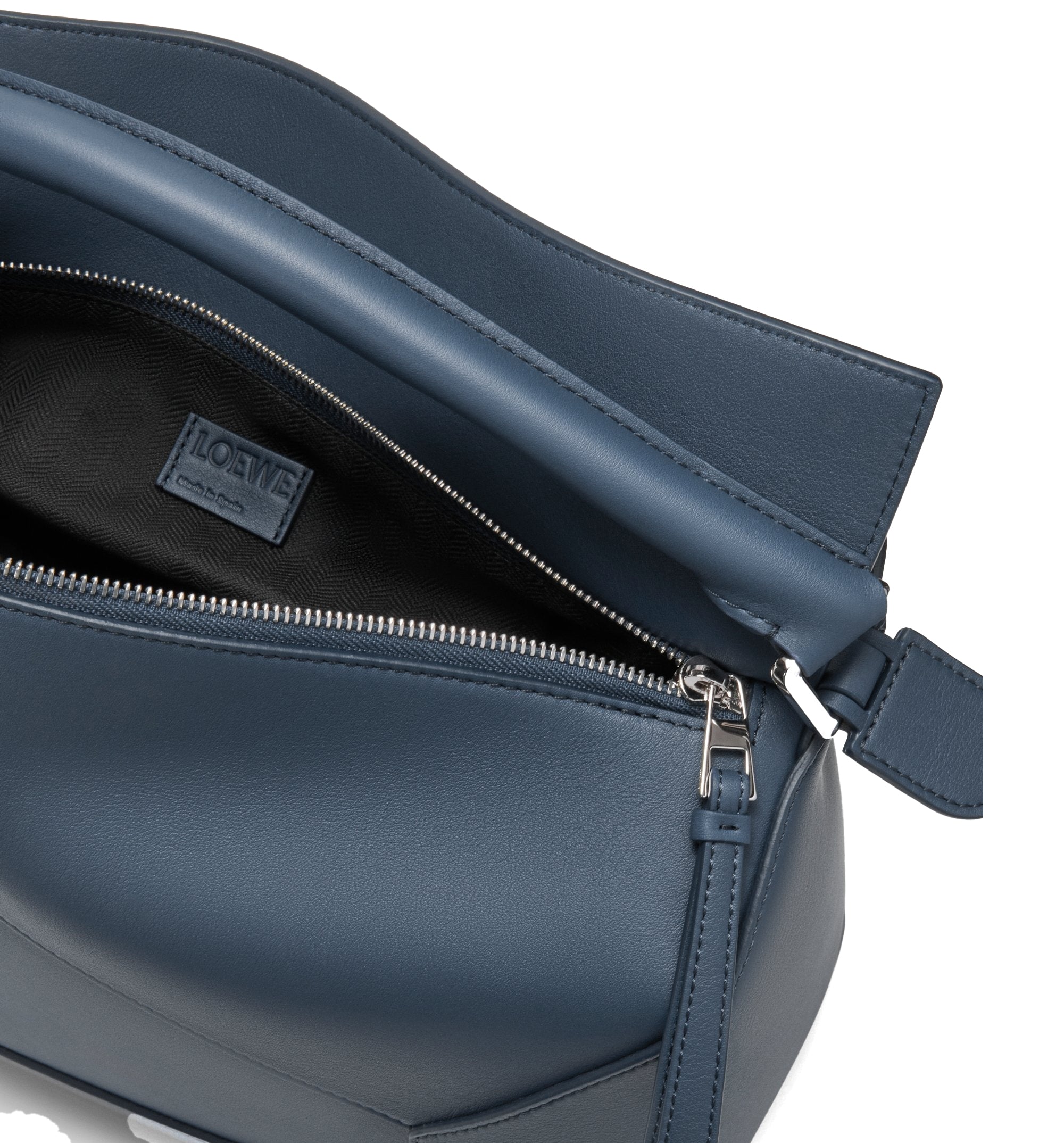 Large Puzzle Edge Bag In Classic Calfskin