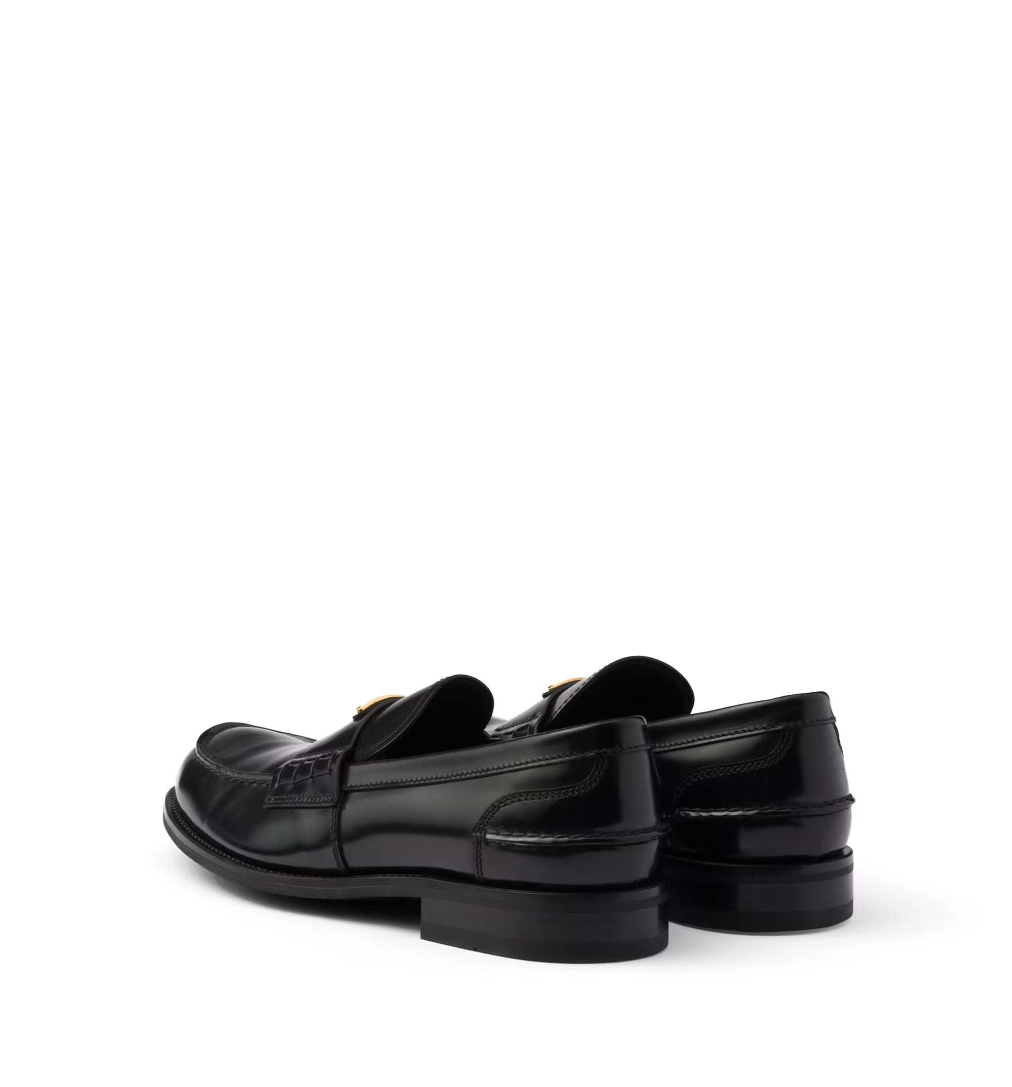 Brushed Leather Loafers