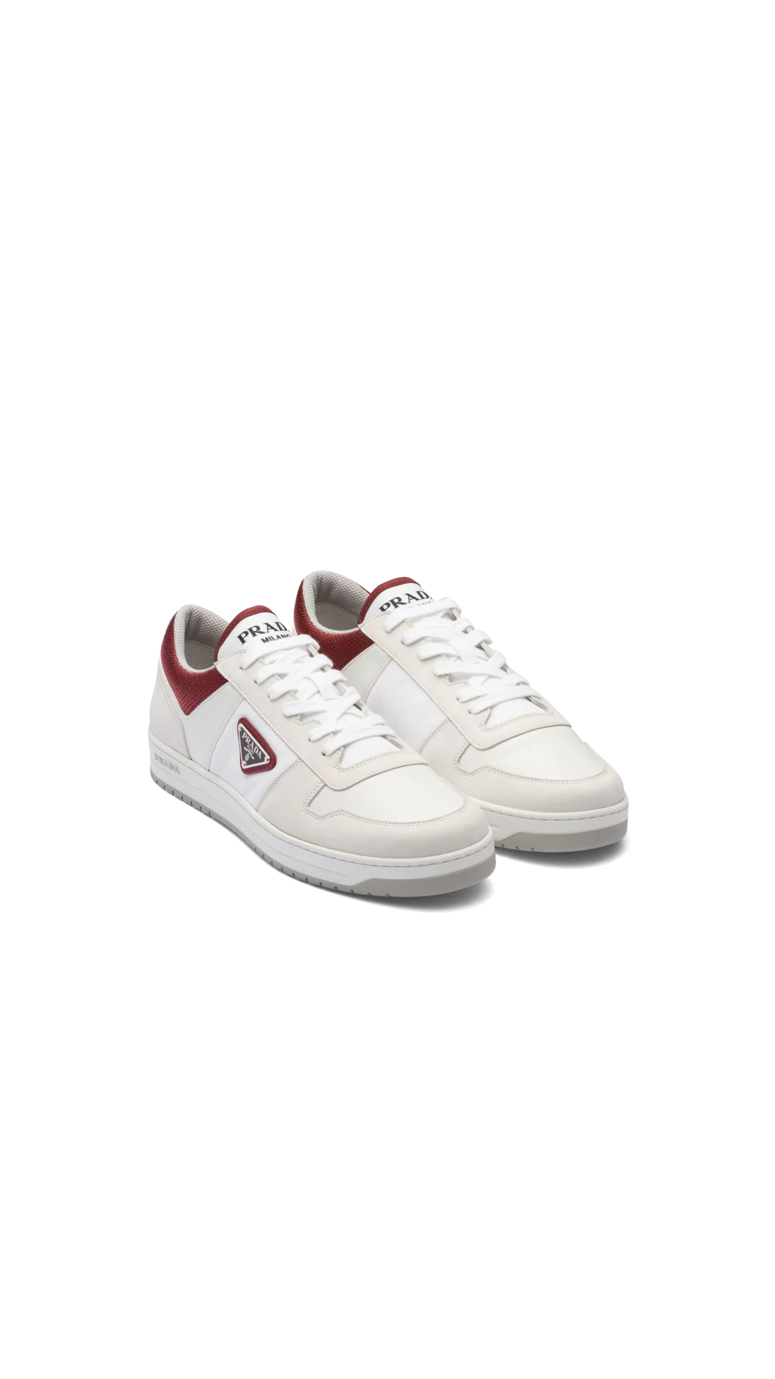 Downtown Re-Nylon Sneakers - White/Garnet