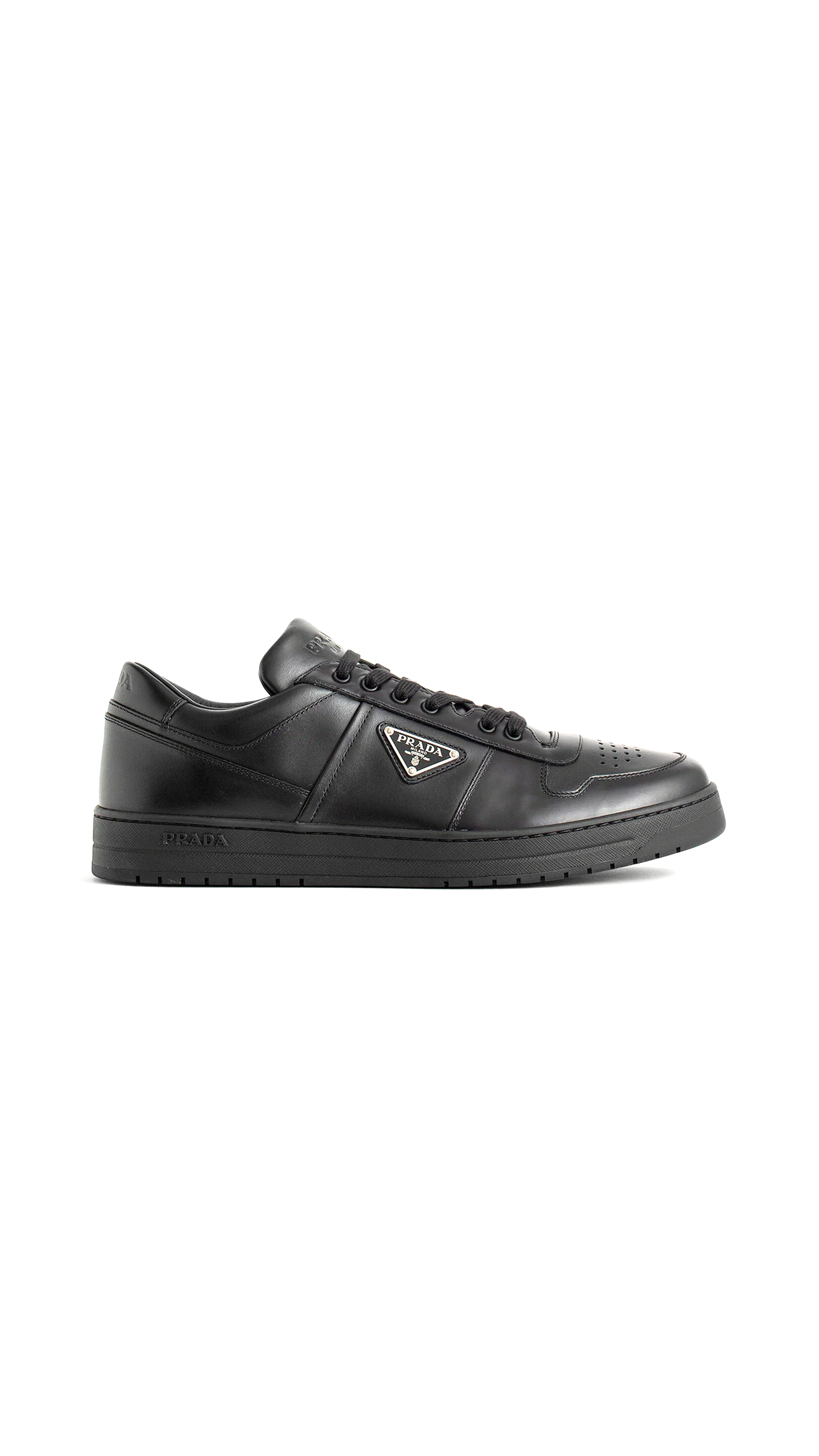 Downtown Leather Sneakers - Black