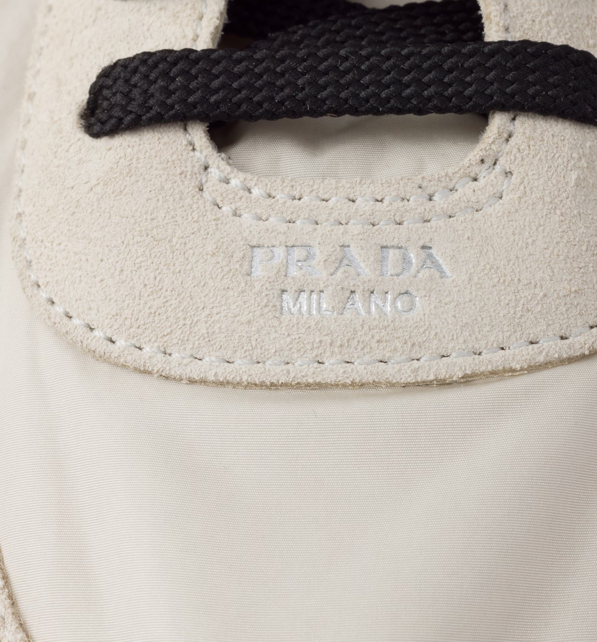 Re-Nylon and Suede Collapse Sneakers