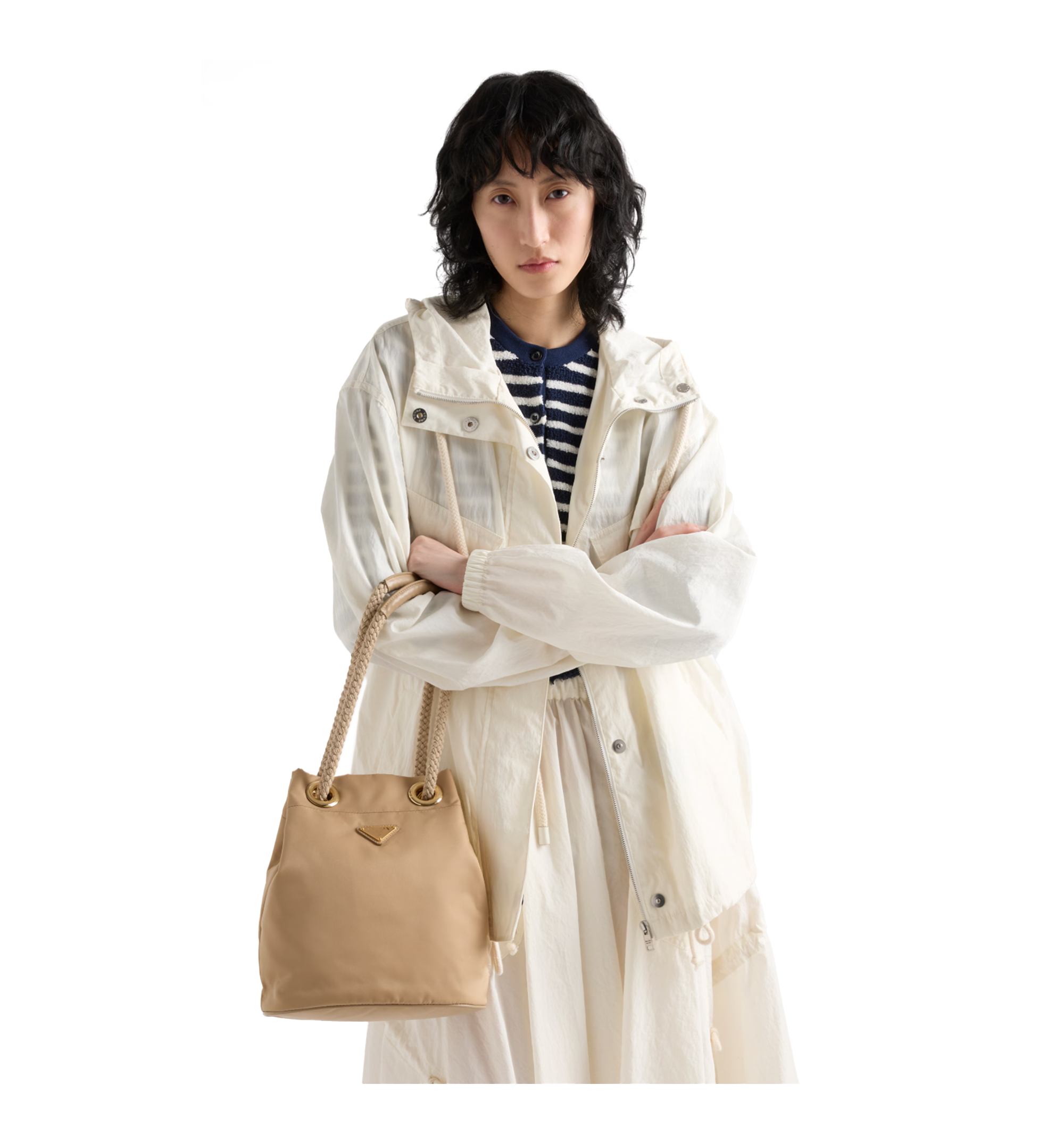 Prada Mariner Re-Nylon Small Bucket Bag