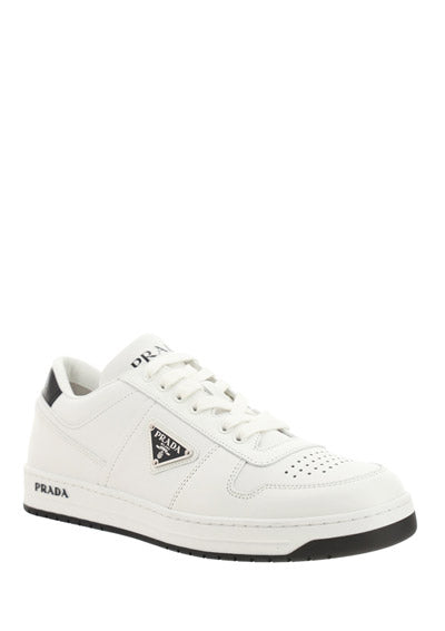 Downtown Leather Sneakers - White/Black