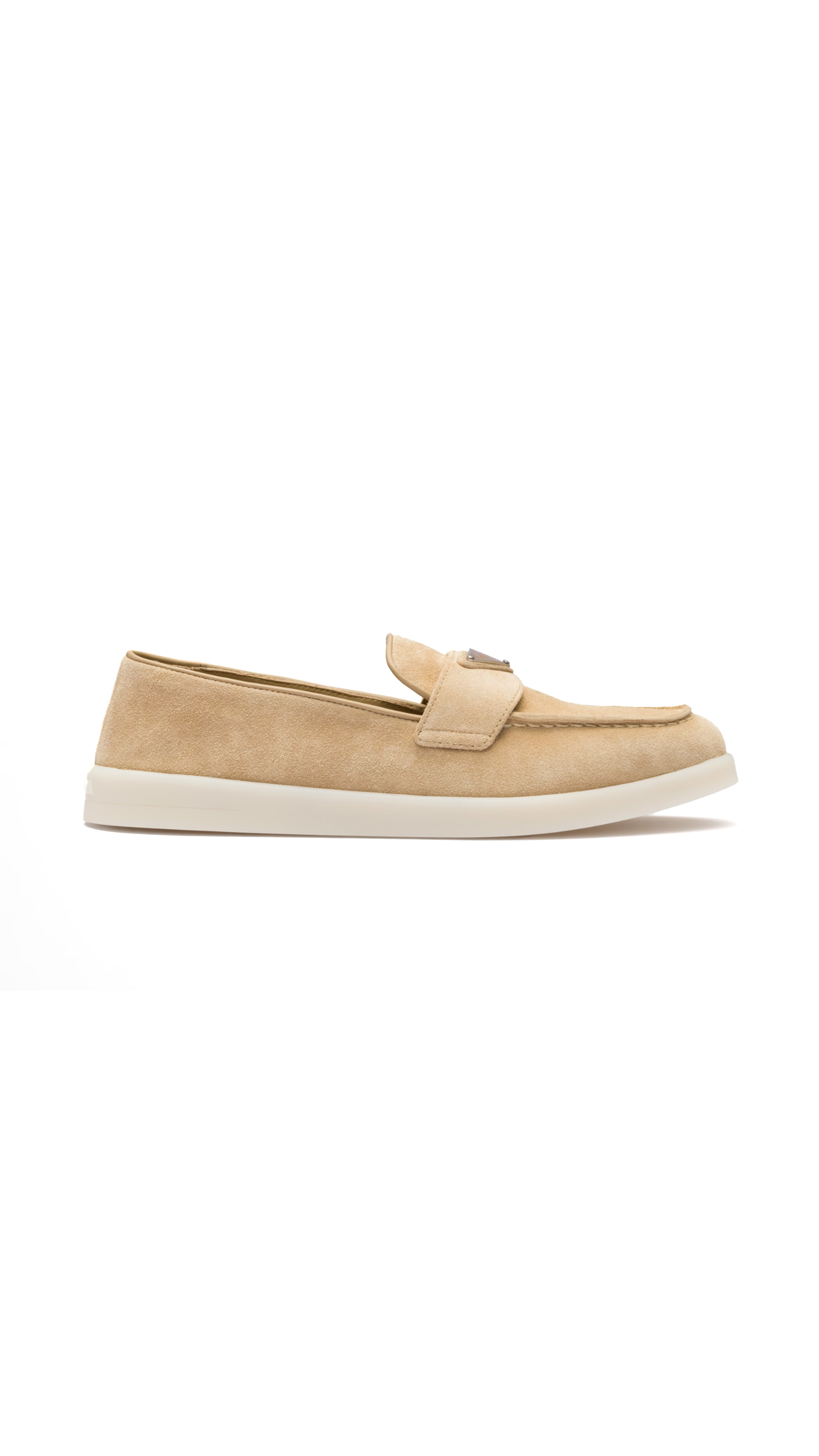 Suede Leather Loafers - Desert Beige