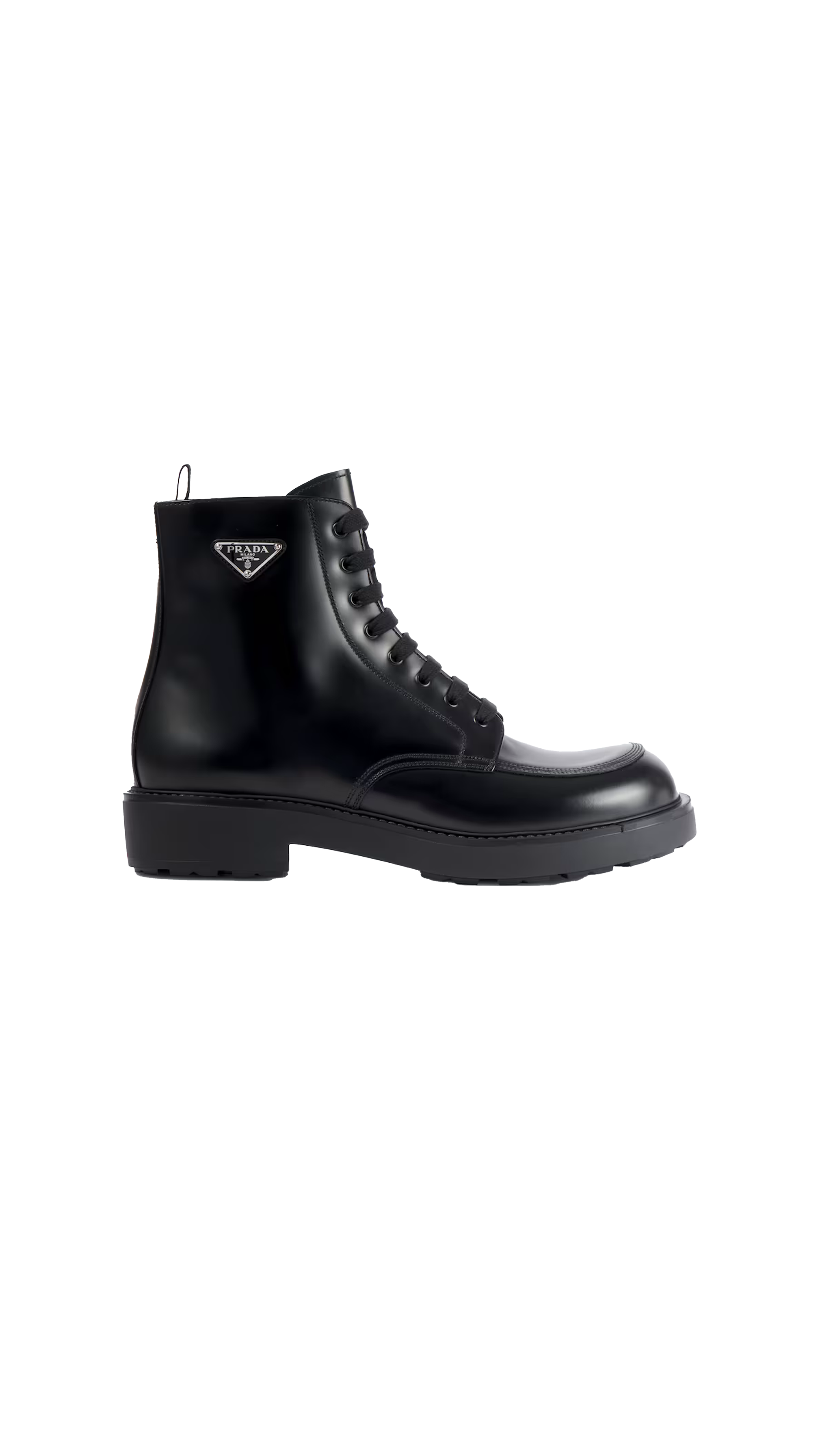 Ankle Logo Boots - Black