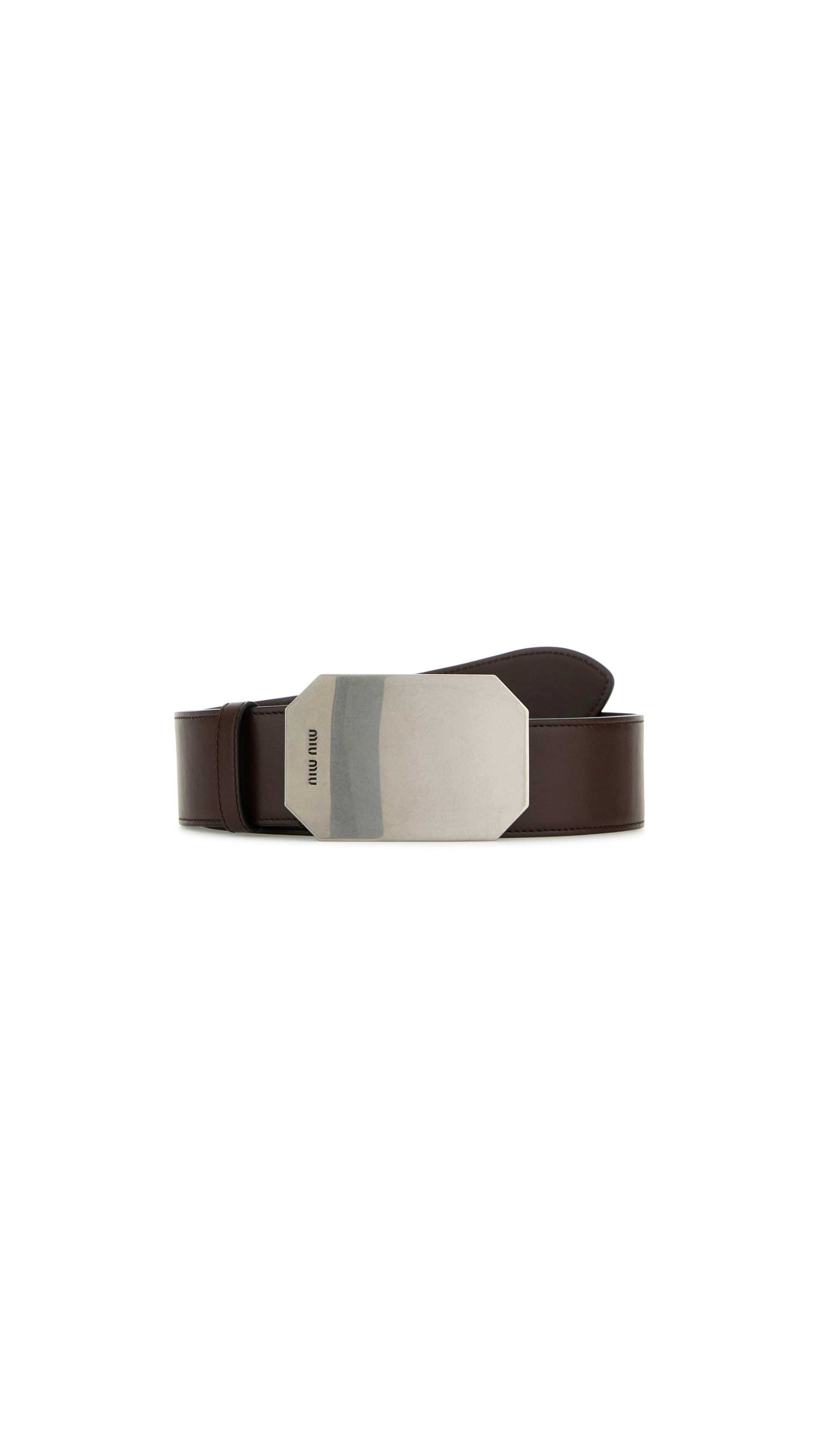 Leather Belt - Brown