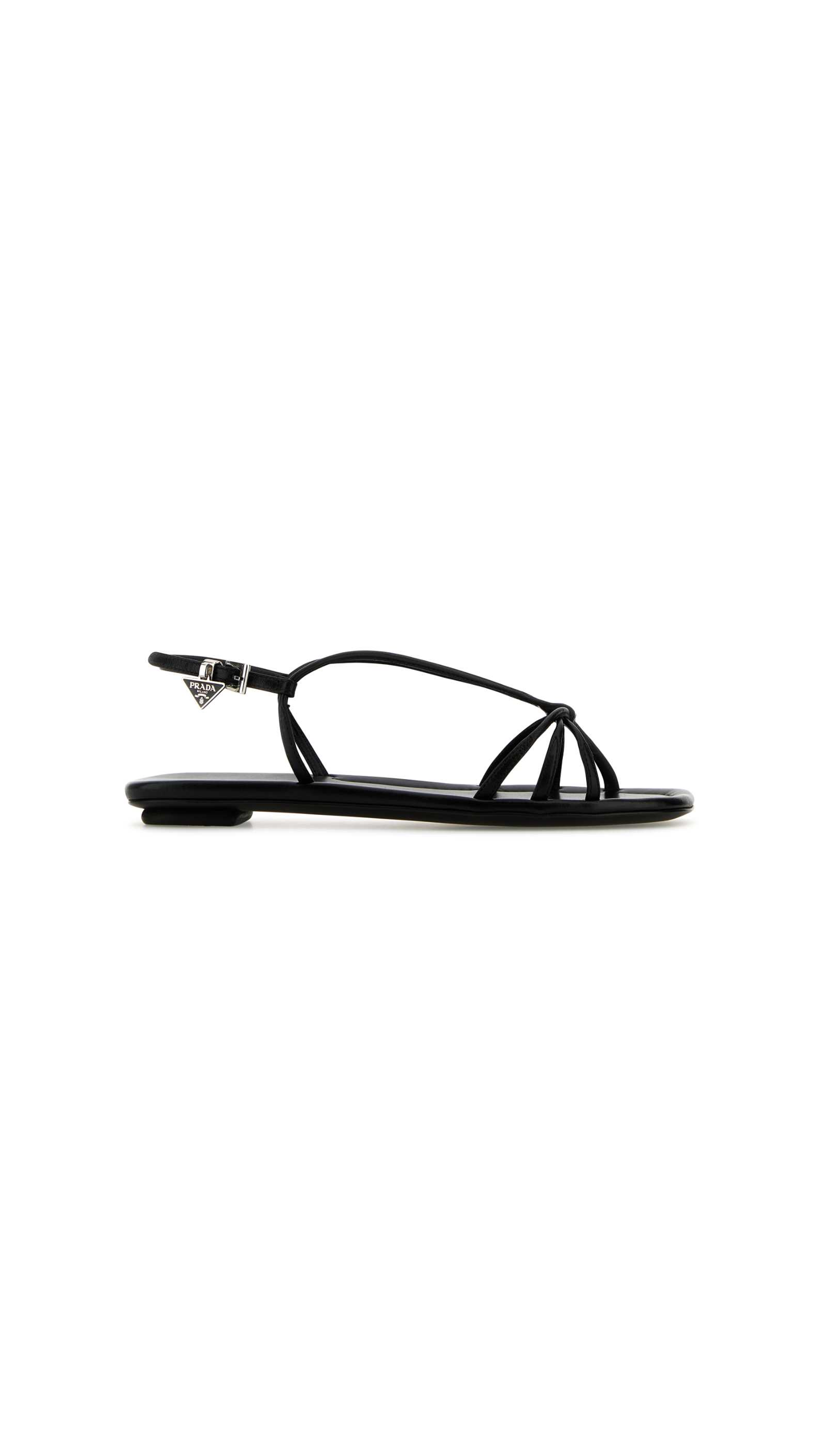 Leather Sandals - Black