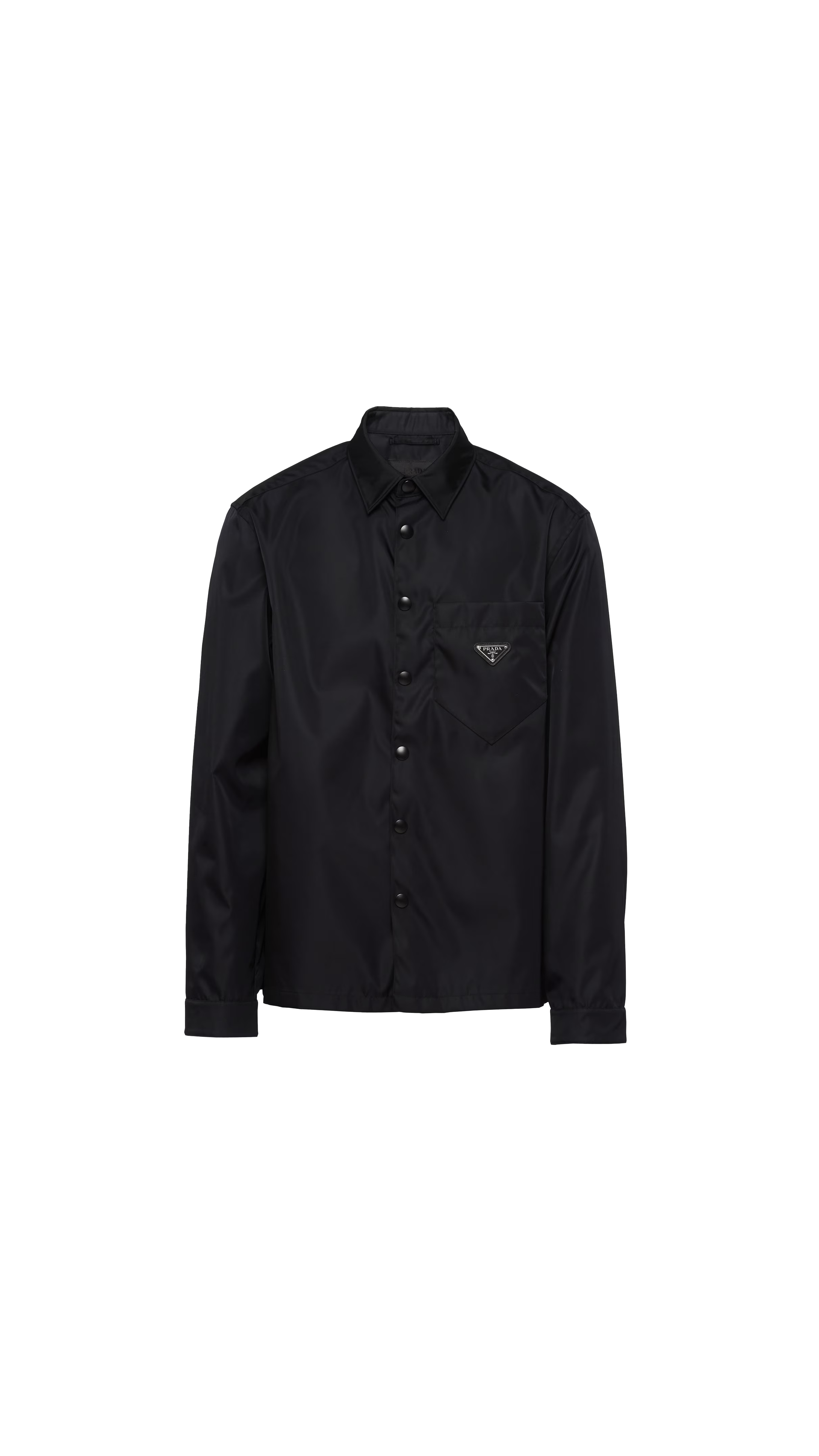 Re-Nylon Overshirt Jacket - Black