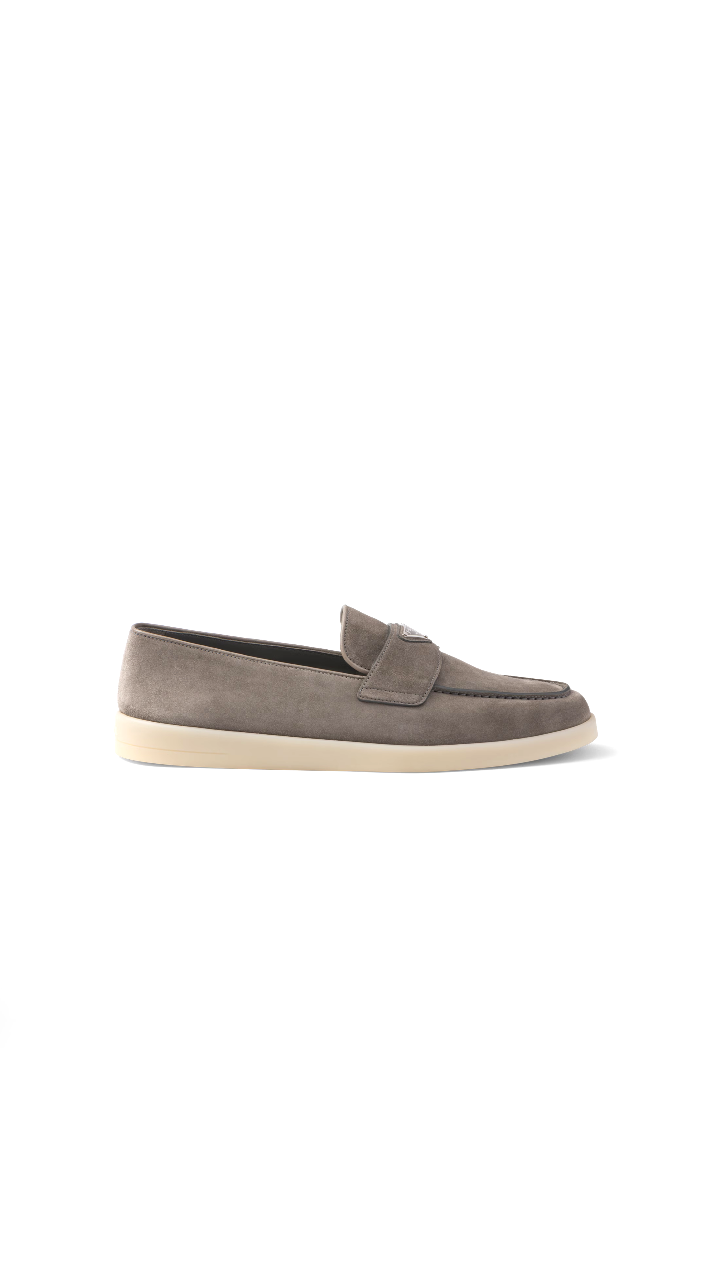 Suede Loafers - Grey