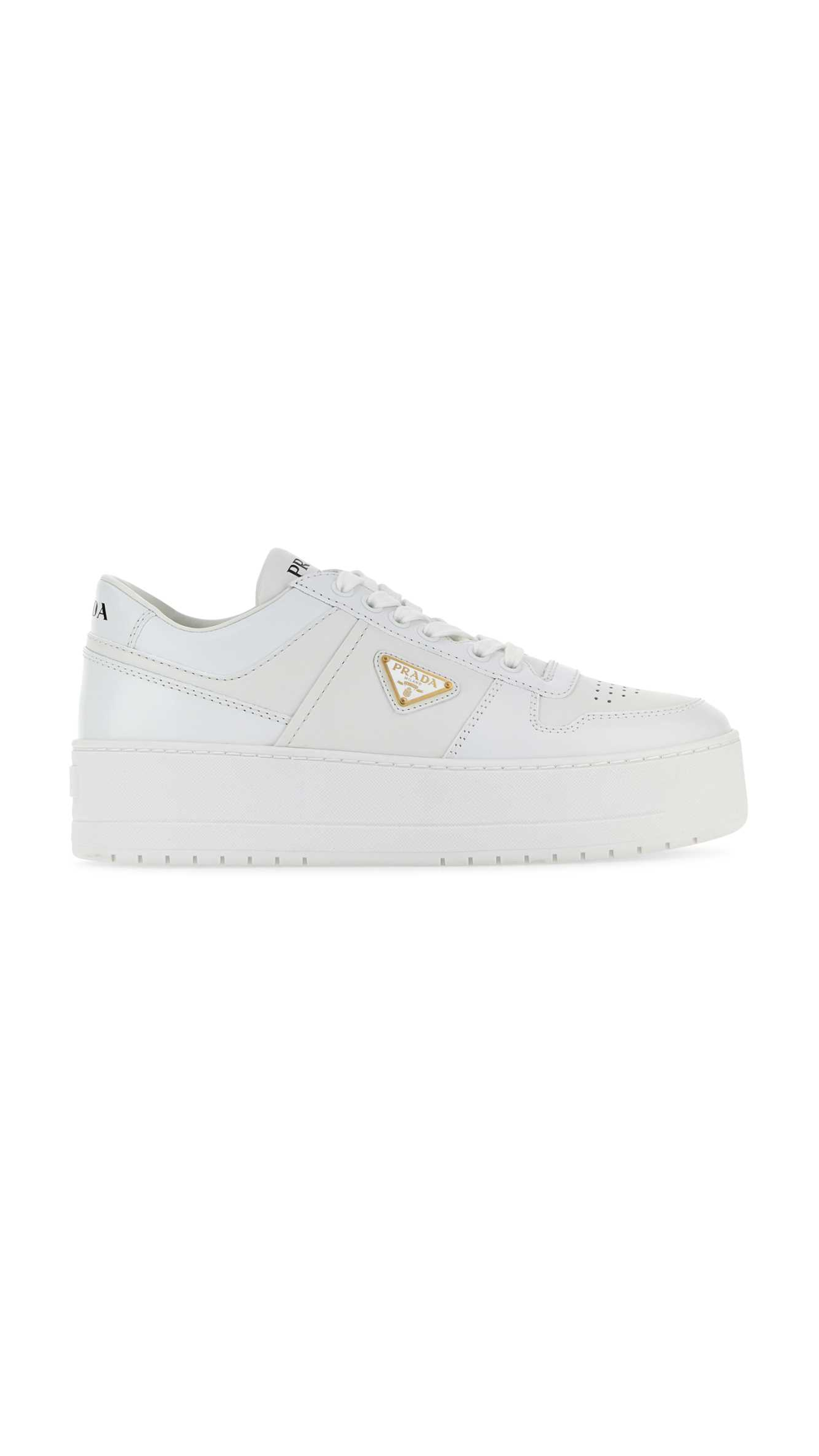 Downtown Leather Sneakers - White