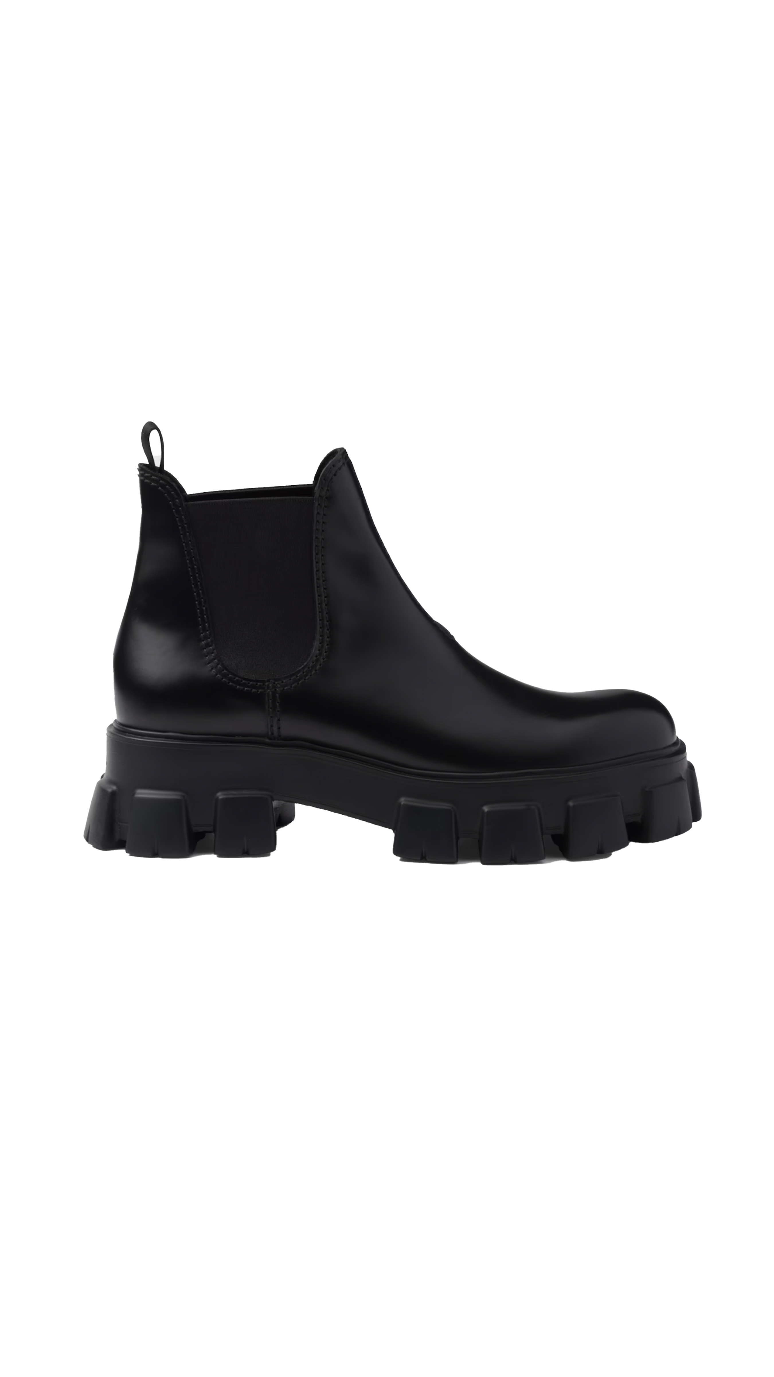 Monolith Brushed Leather Chelsea Boots - Black