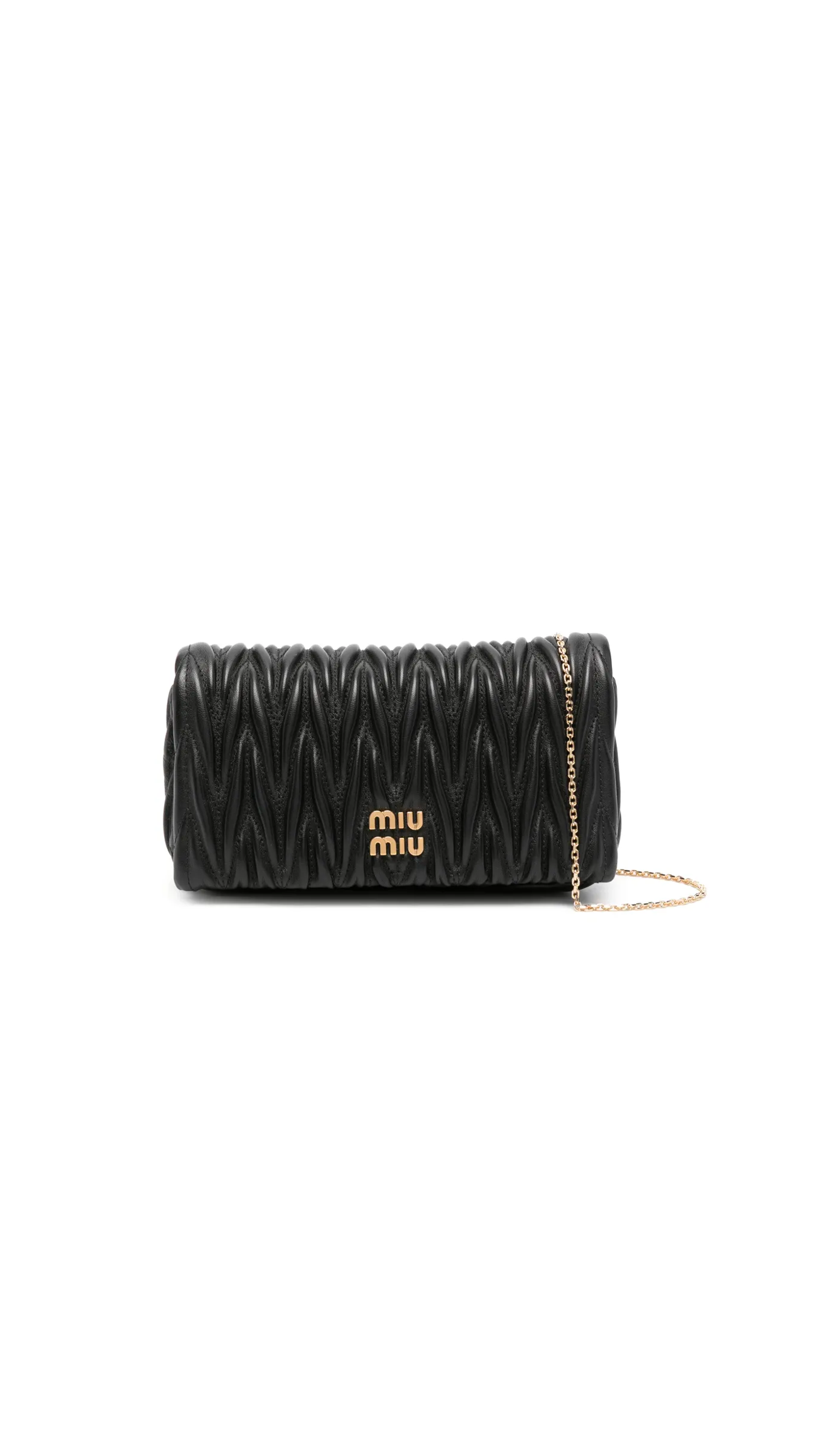 Matelassé Nappa Leather Mini-bag - Black