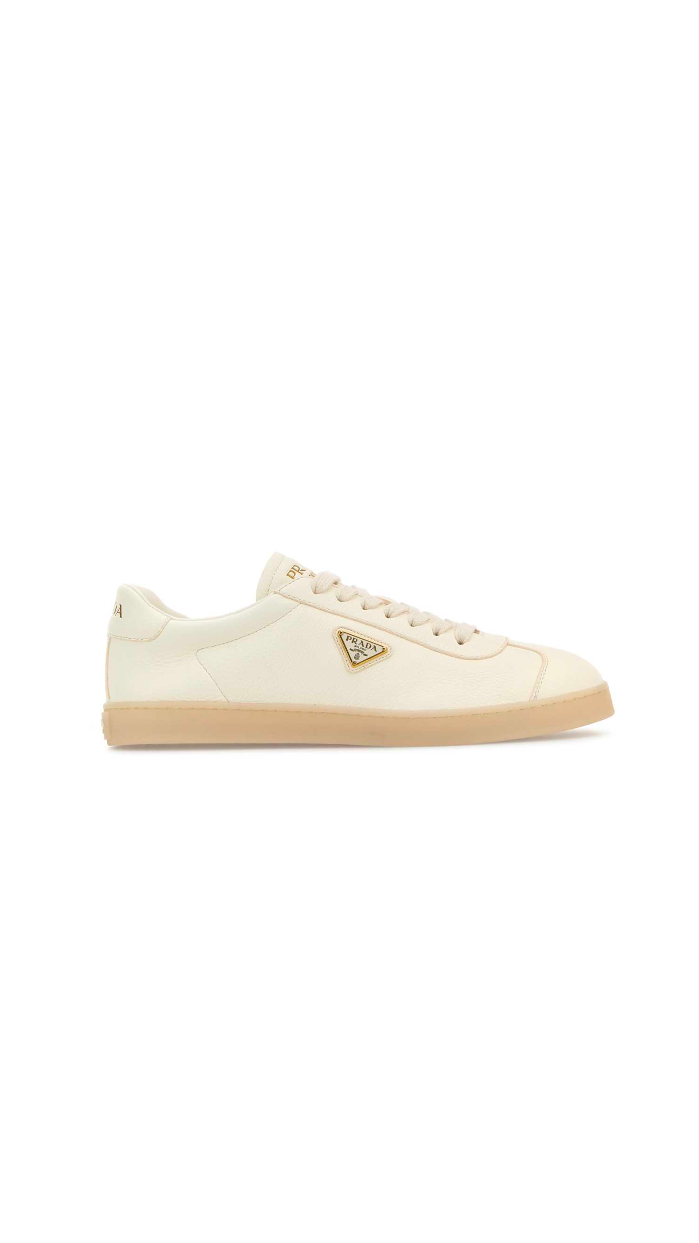 Sneakers in Leather - Ivory