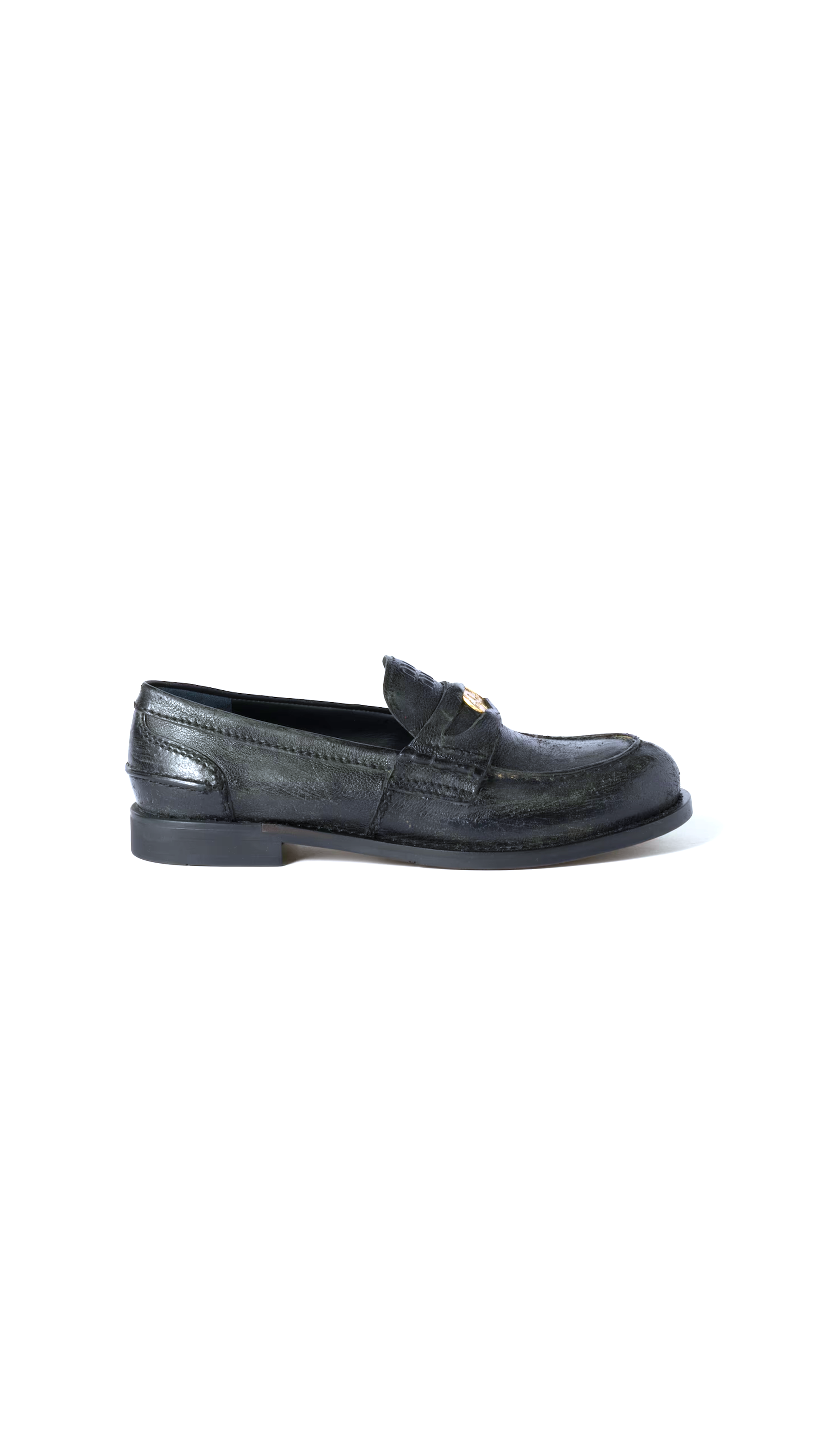 Calfskin Penny Loafer - Black