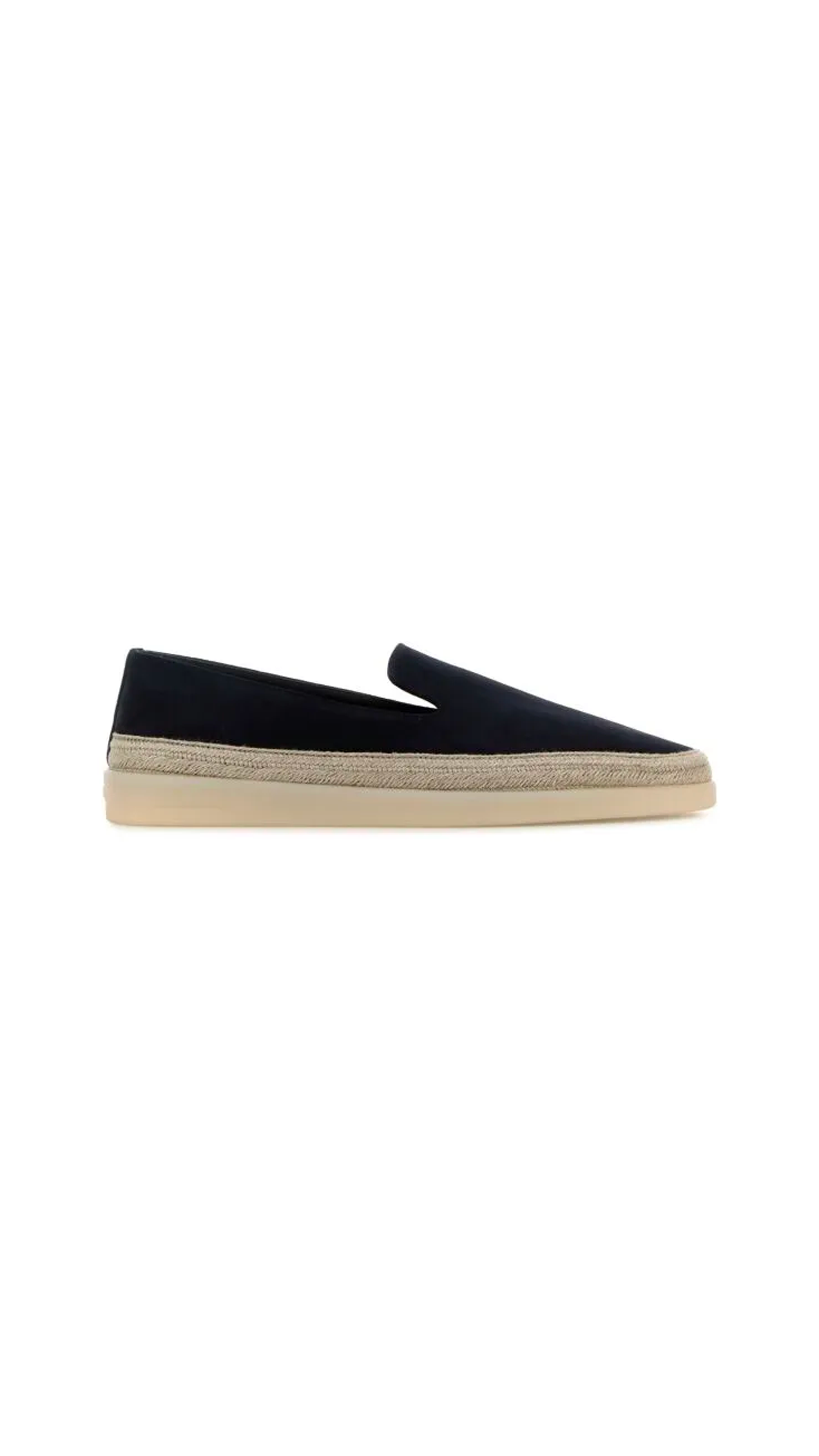 Suede Loafer - Navy