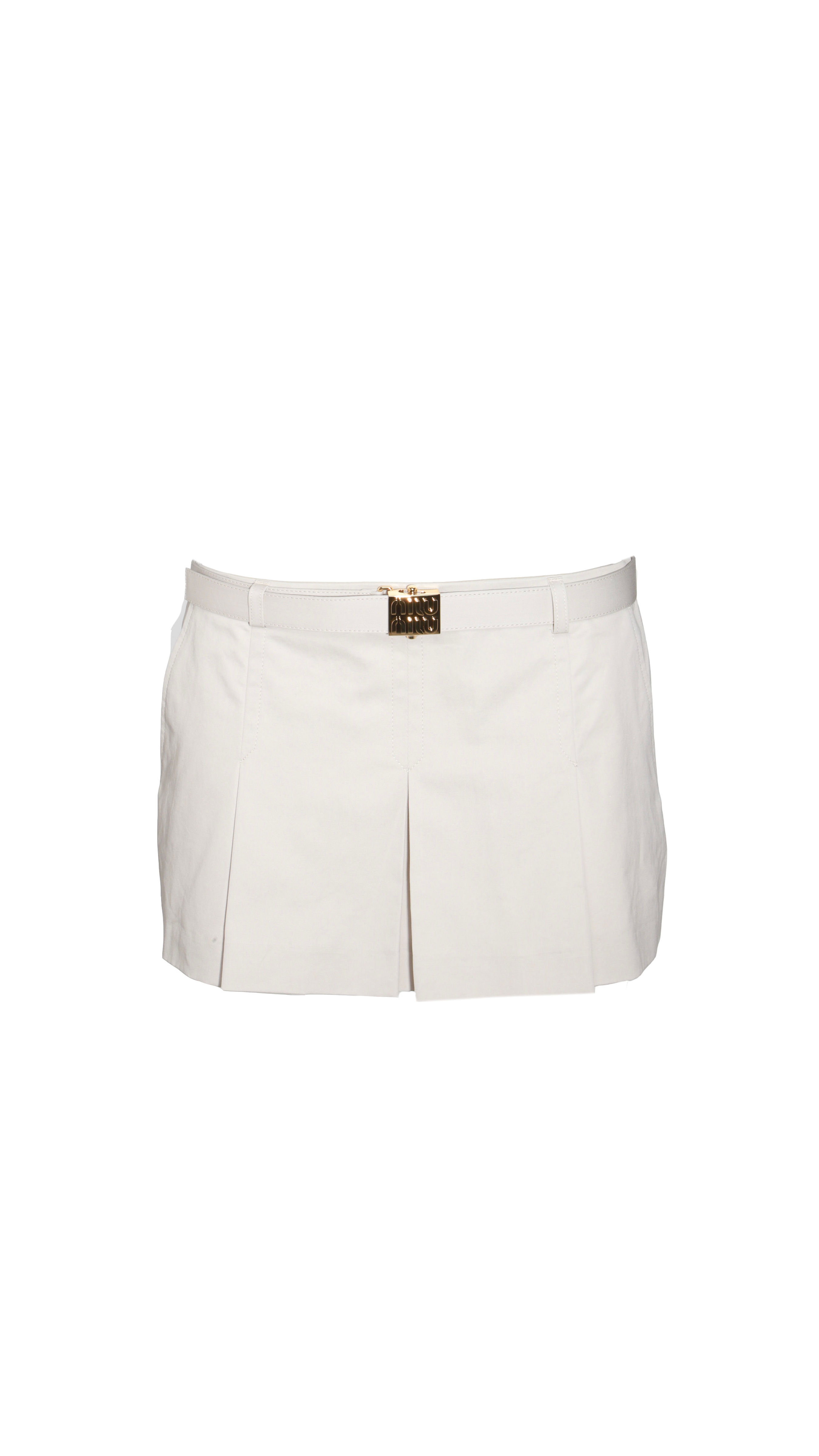 Cotton Skirt - White