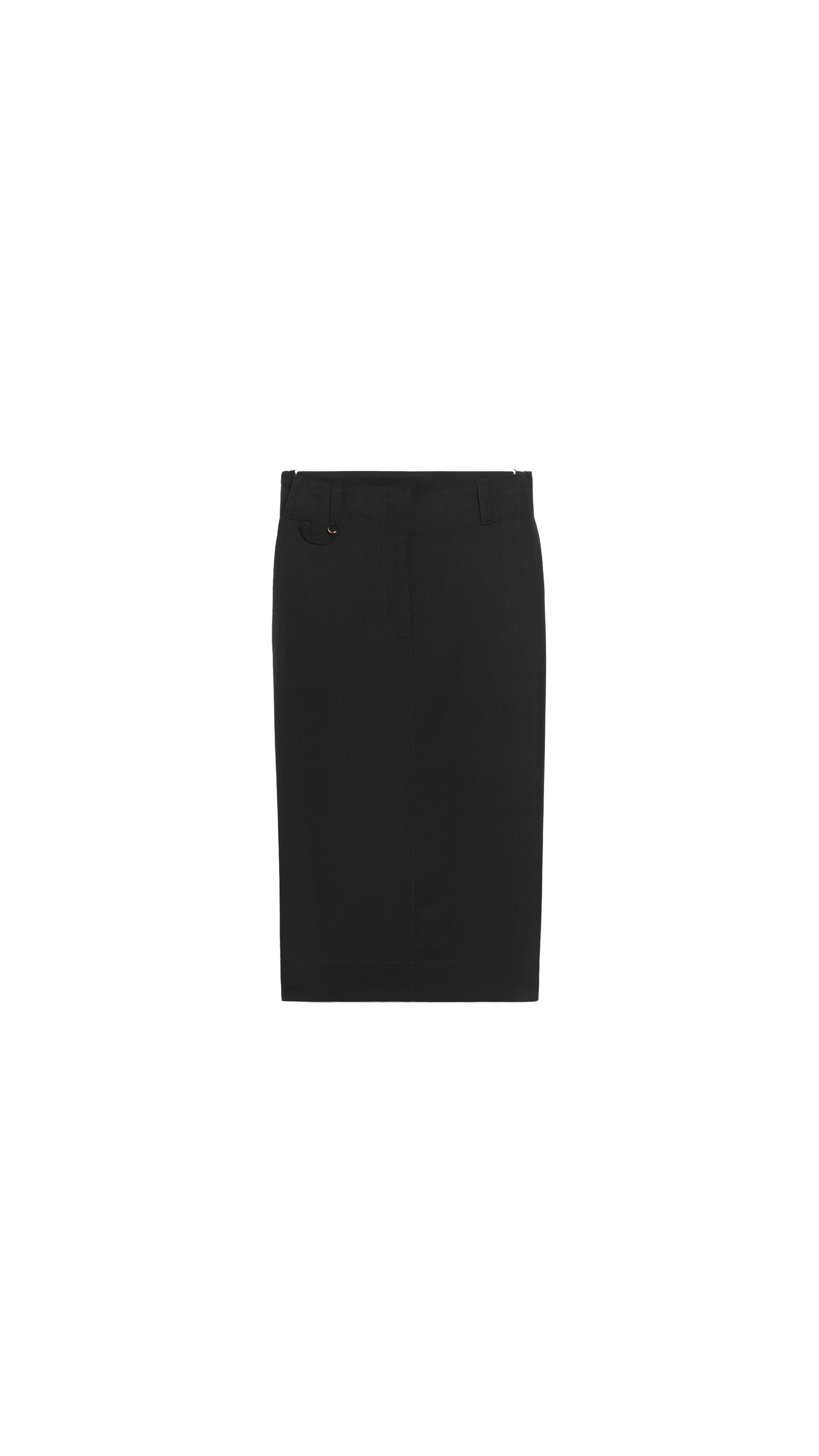 The Bari Midi Skirt - Black