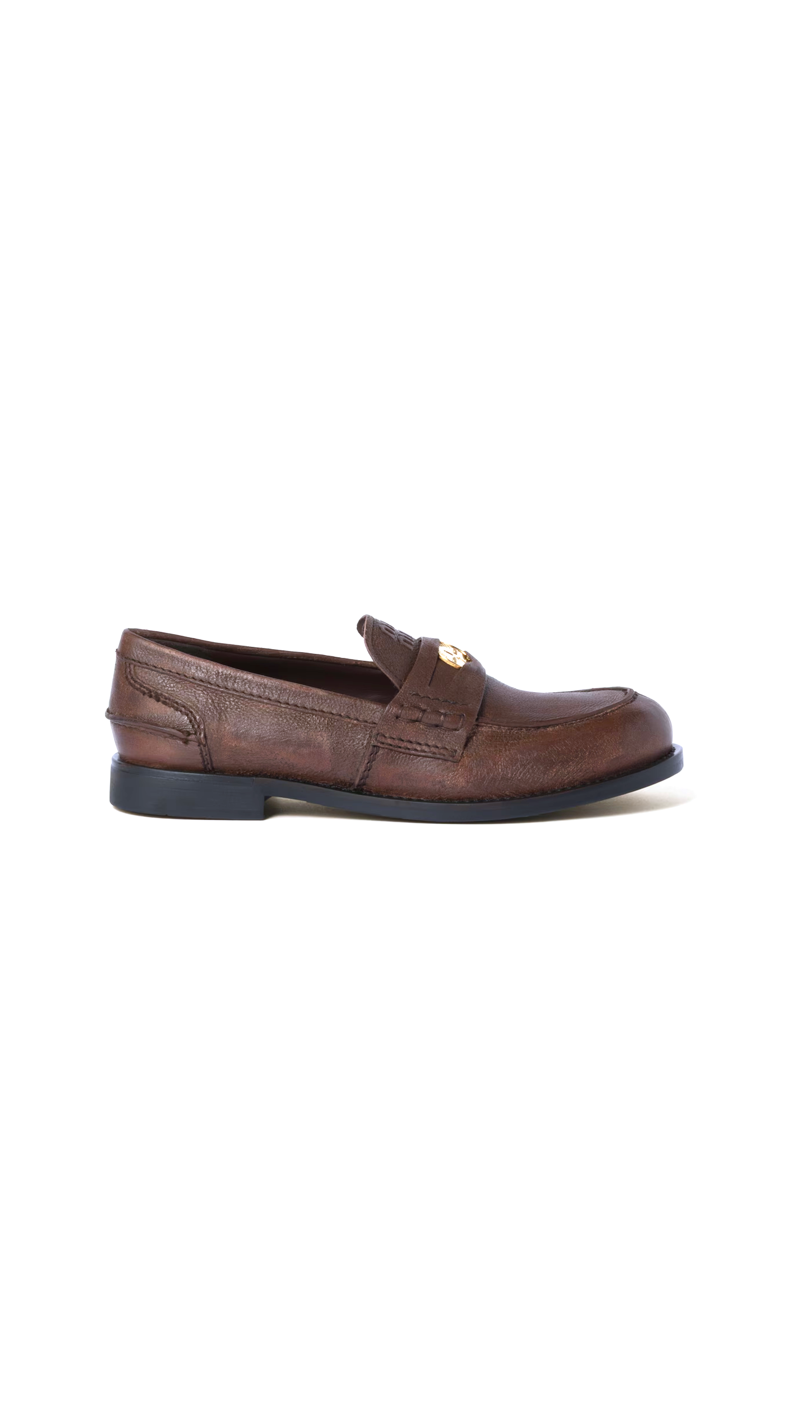 Calfskin Penny Loafer - Ebony