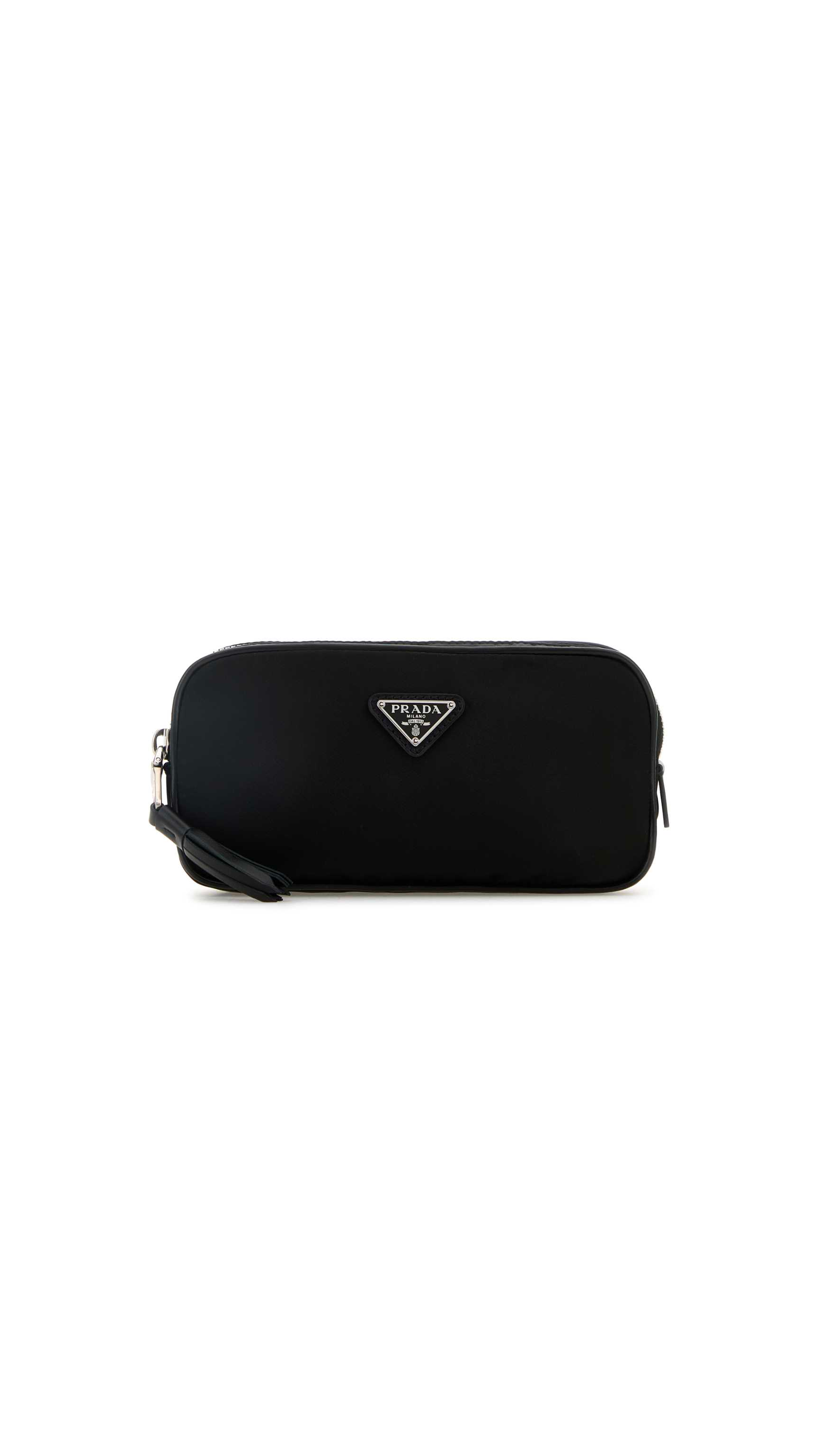 Black Re-Nylon Belt Bag - Black