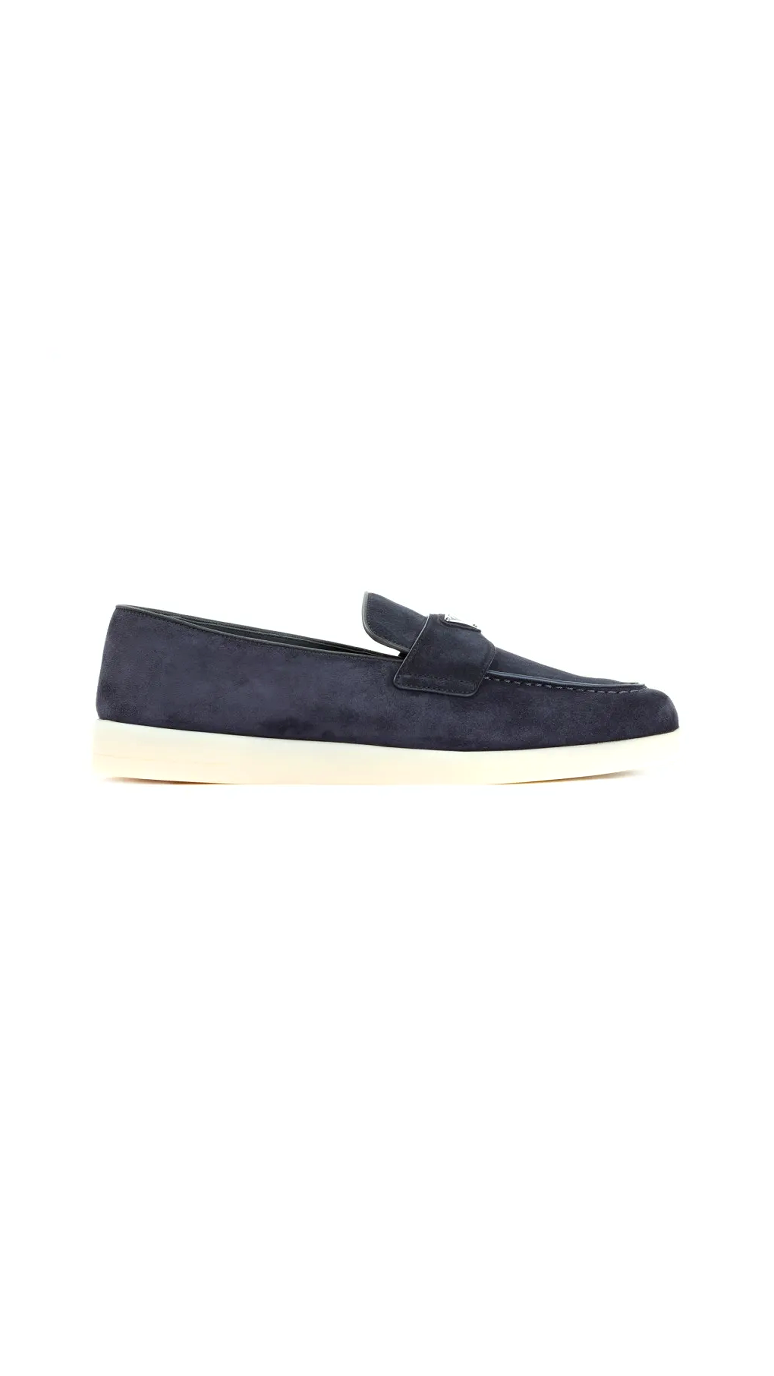 Suede Loafers - Blue