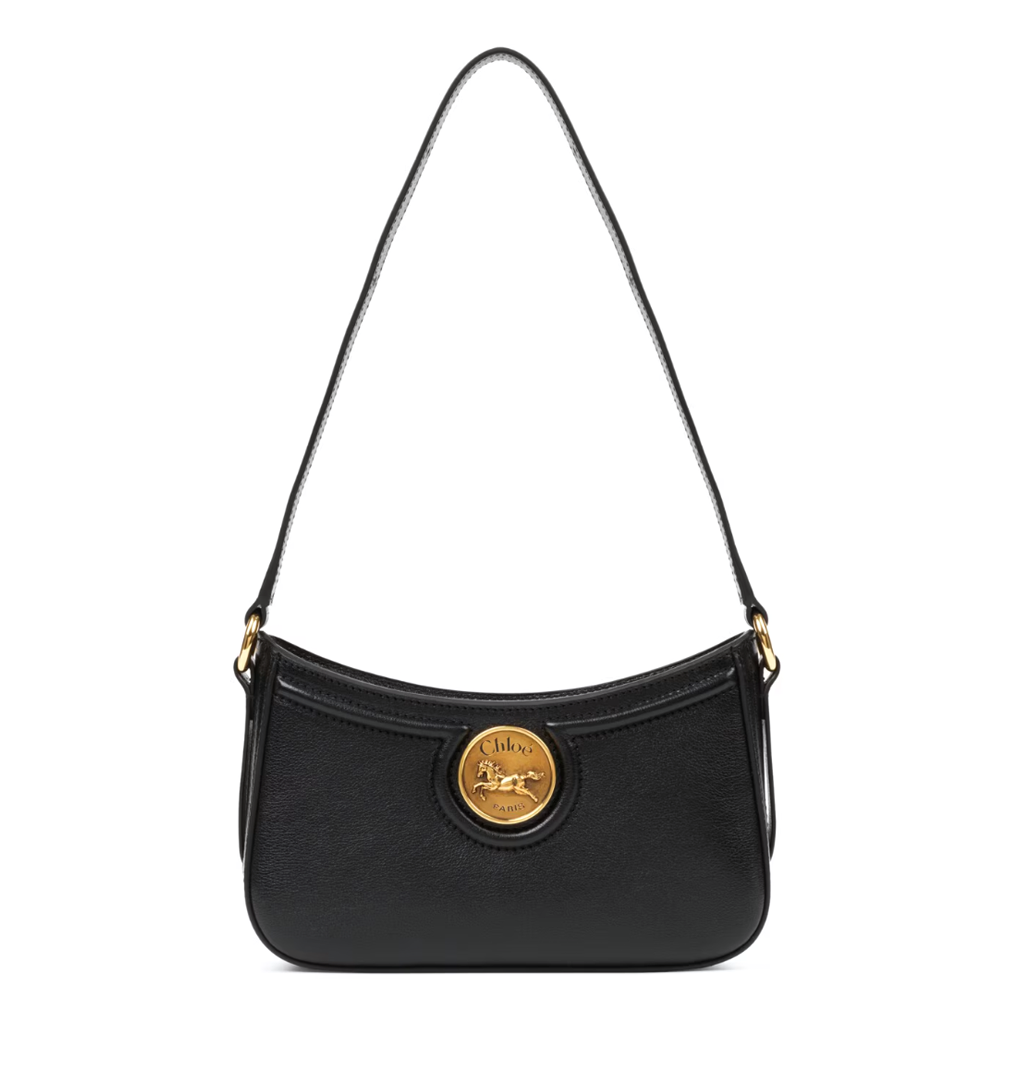 Horse Medal shoulder bag in grained leather