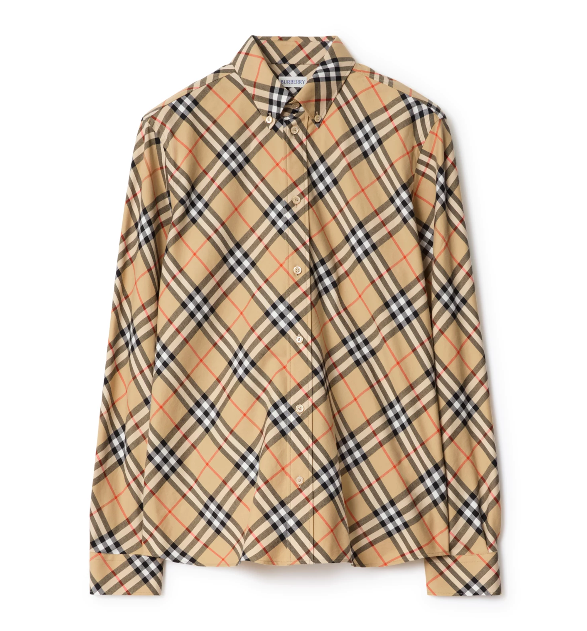 Relaxed Fit Check Cotton Flannel Shirt