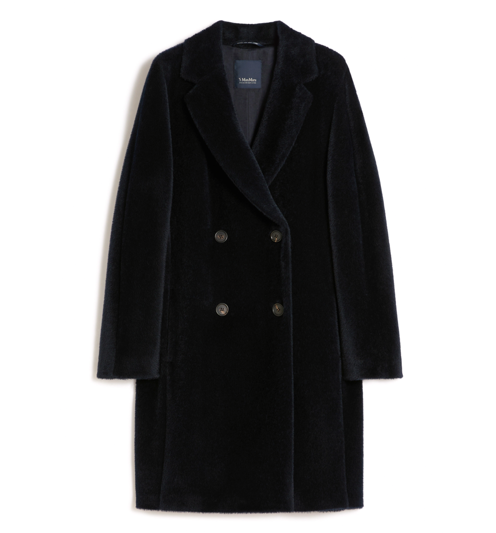 Wool and alpaca midi coat