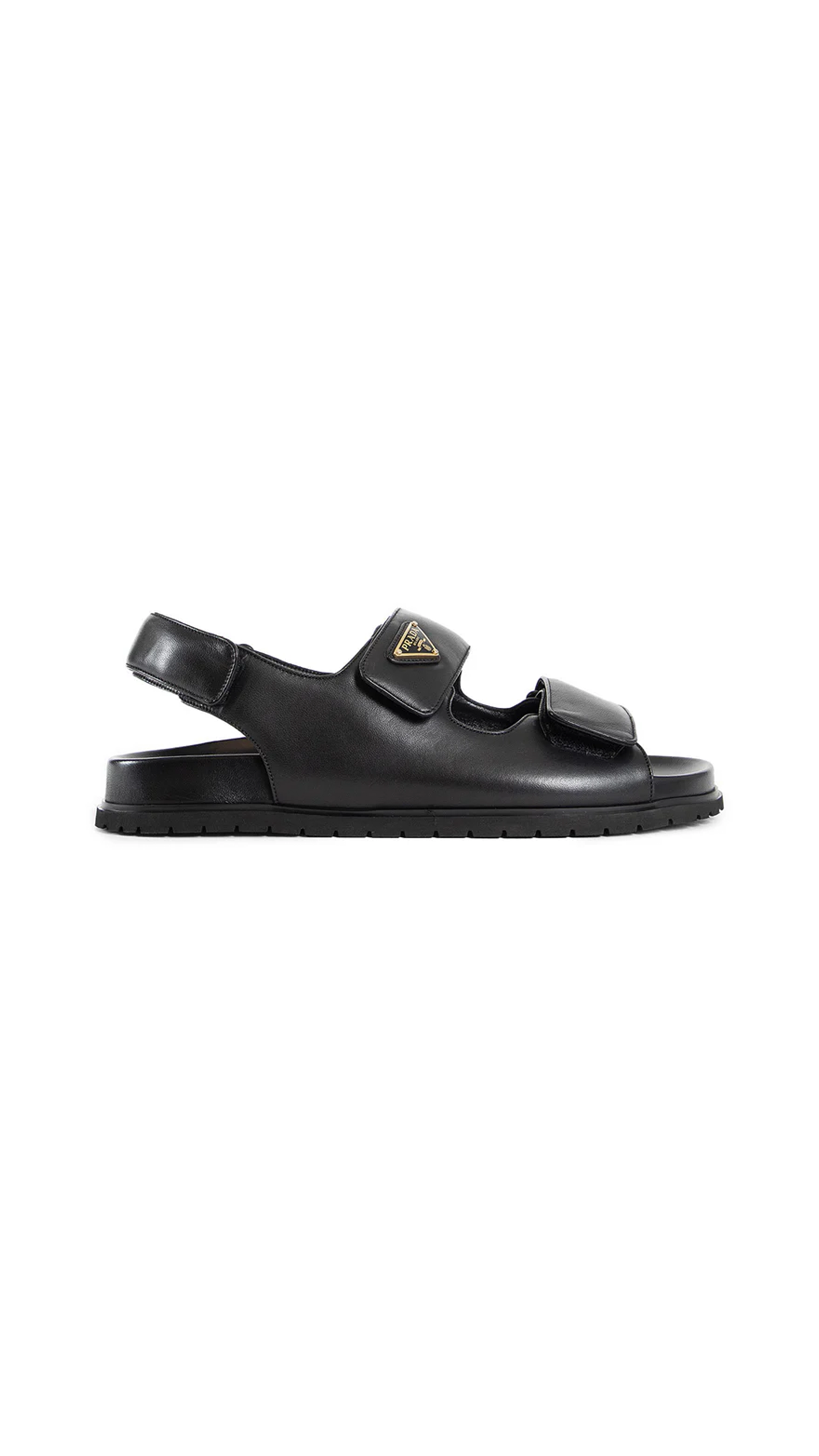 Leather Sandals - Black