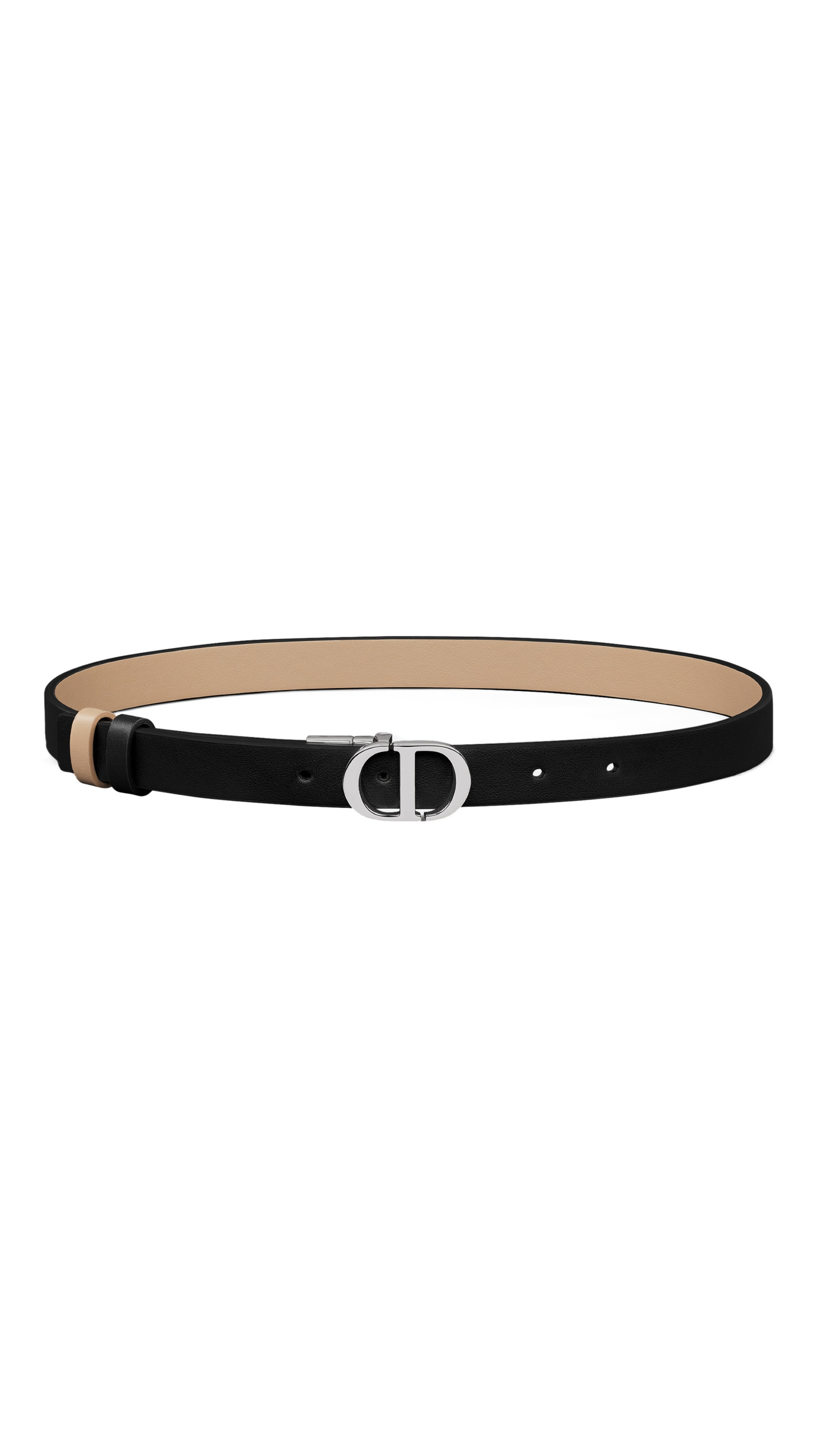 30 Montaigne Reversible Belt - Black/Biscuit