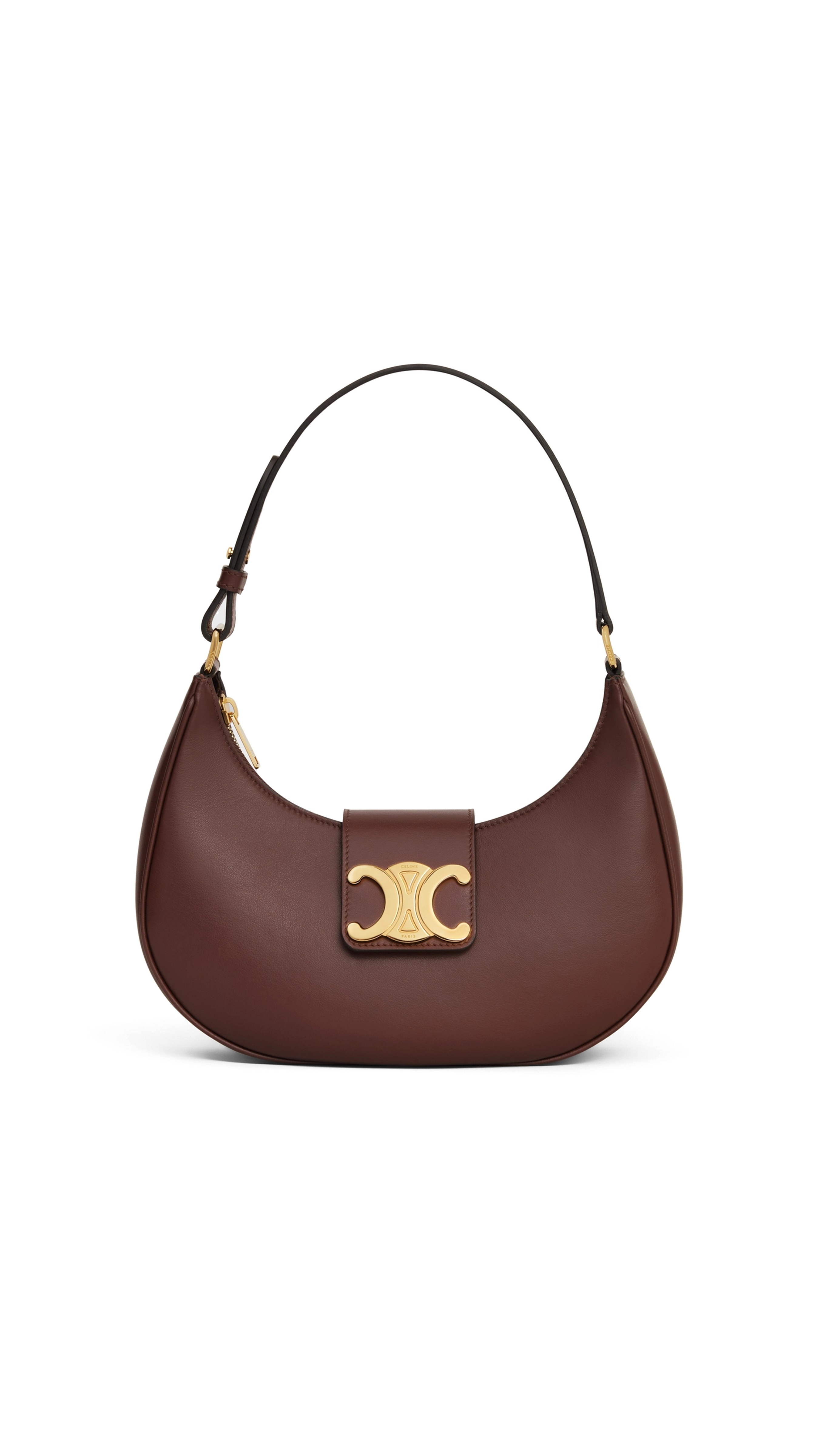 Ava Triomphe Soft Bag in Smooth Calfskin - Hazelnut