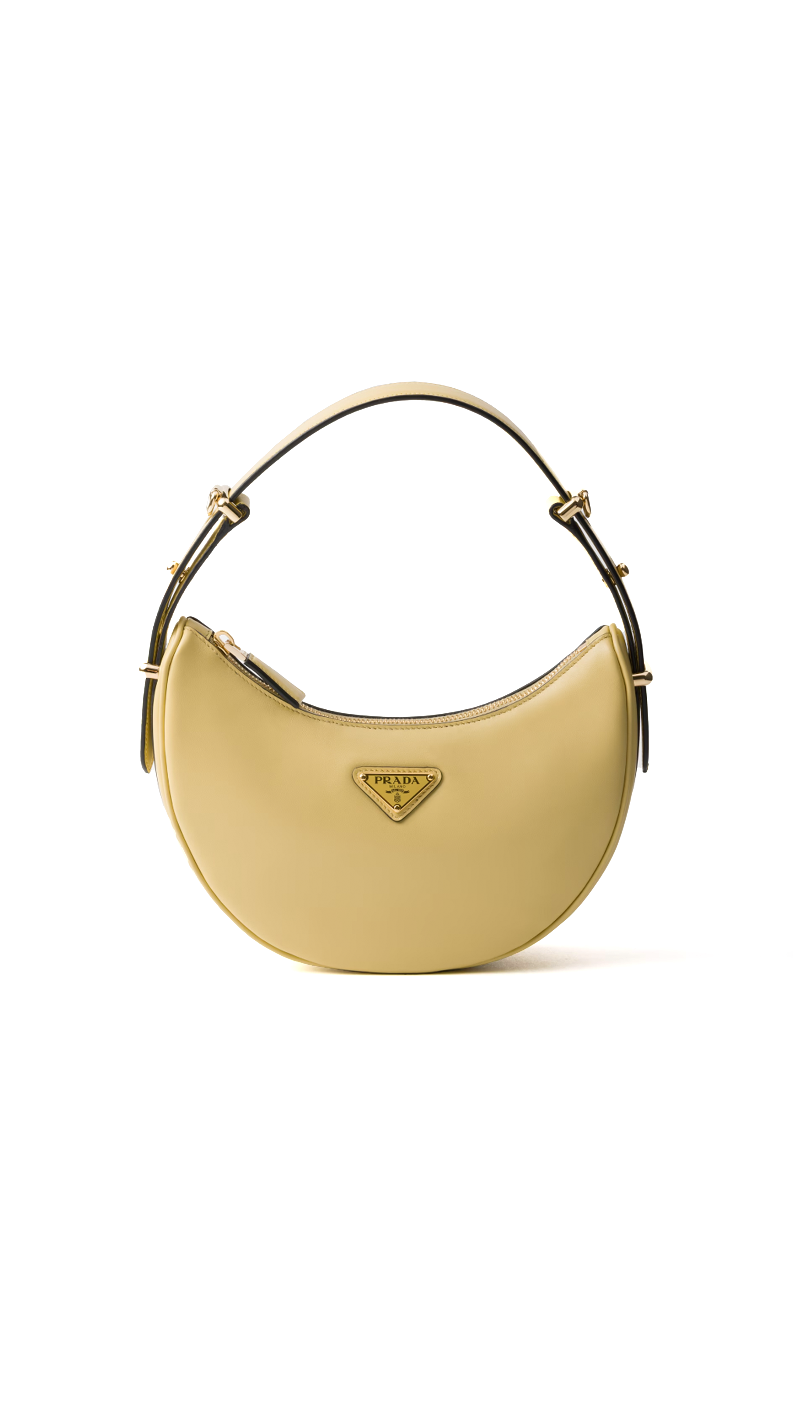 Arqué Leather Shoulder Bag - Vanilla