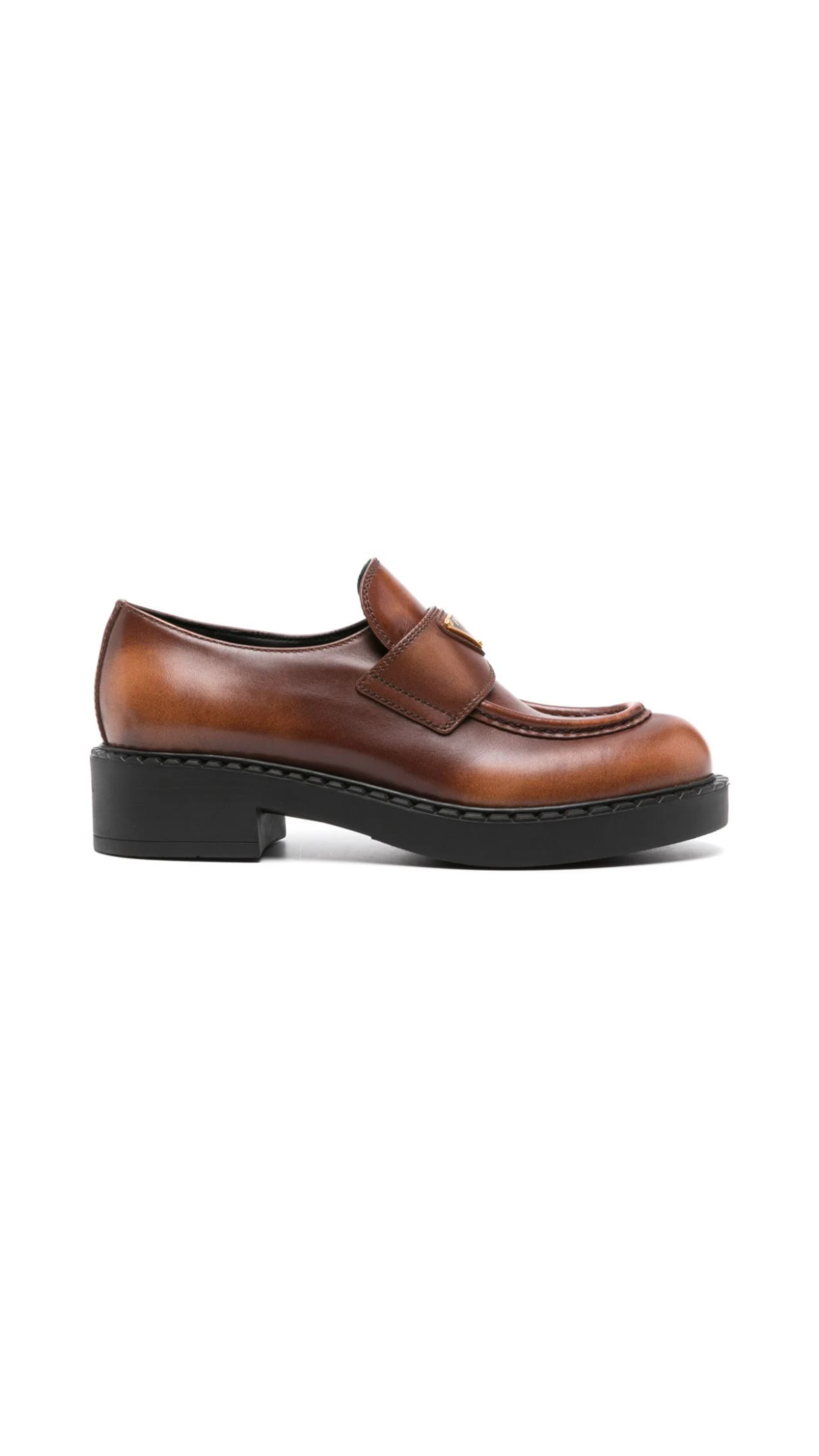 Classic Leather Loafers - Cognac