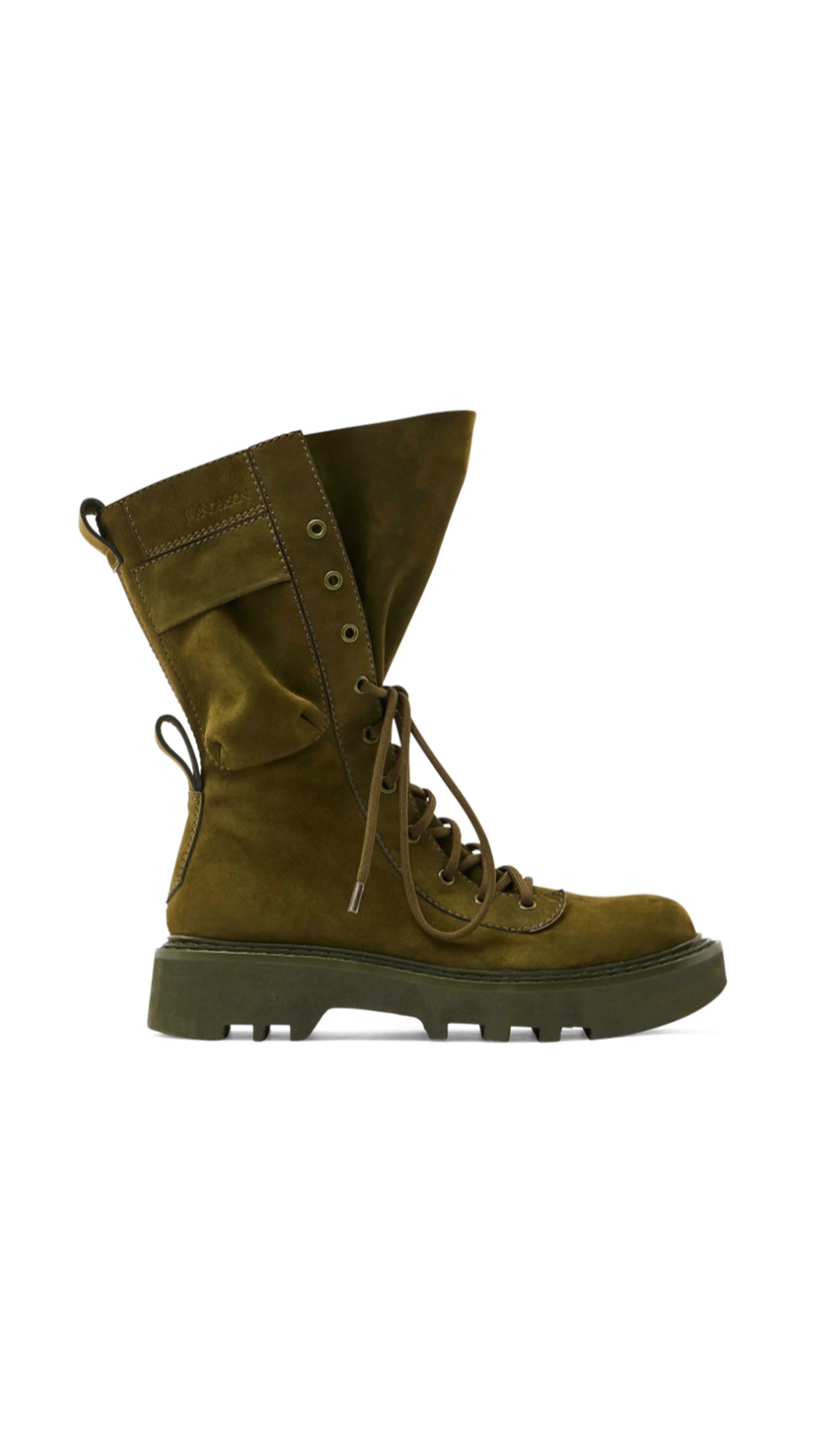 Combat Leather Boots - Khaki