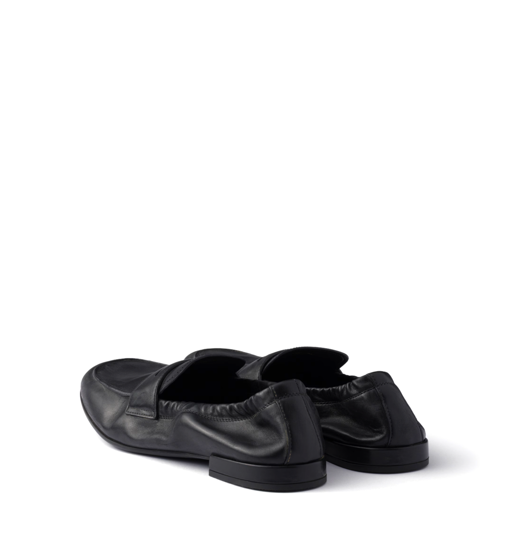 Shuffle Antiqued Leather Loafers