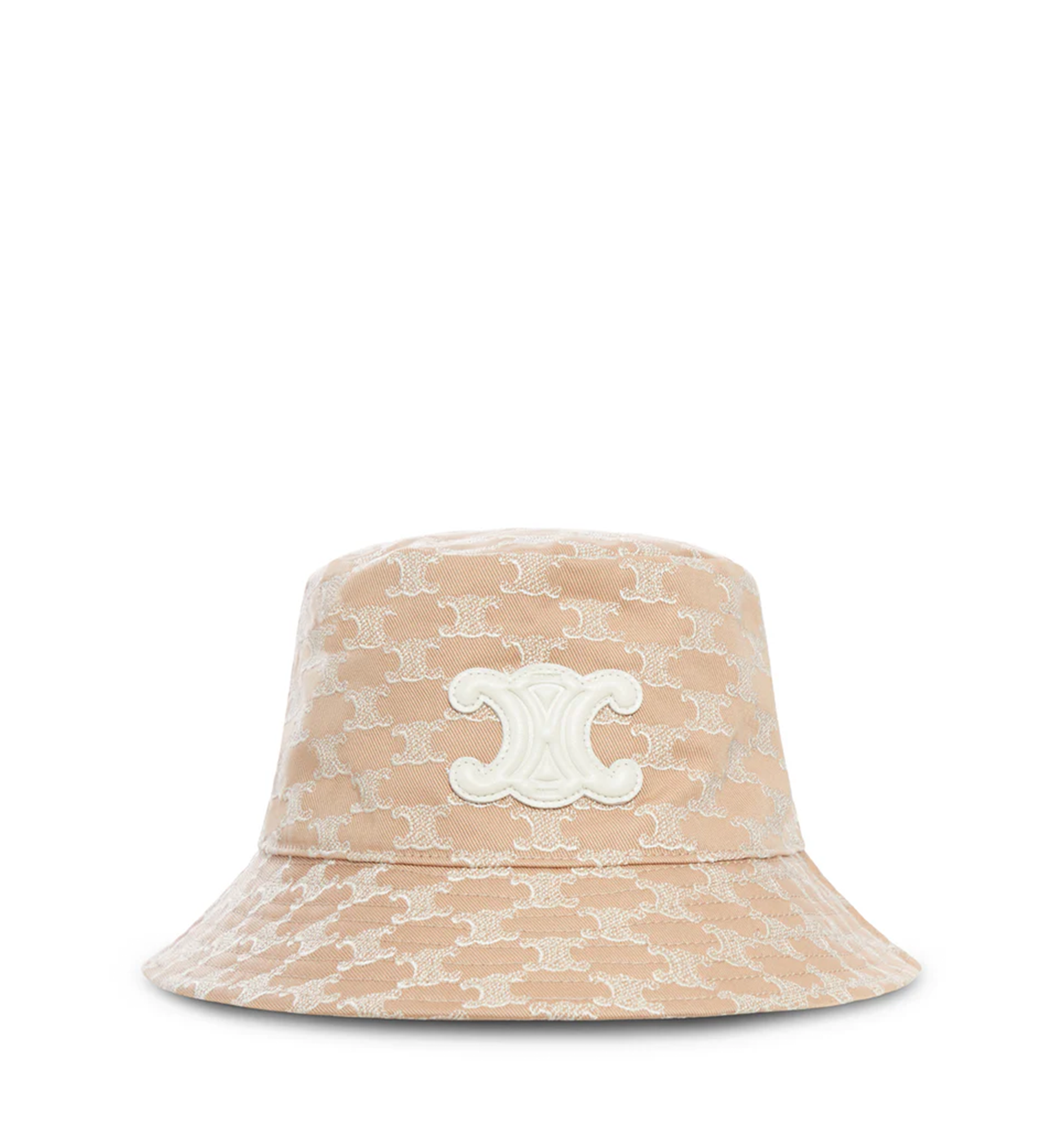 triomphe bucket hat in monogram cotton