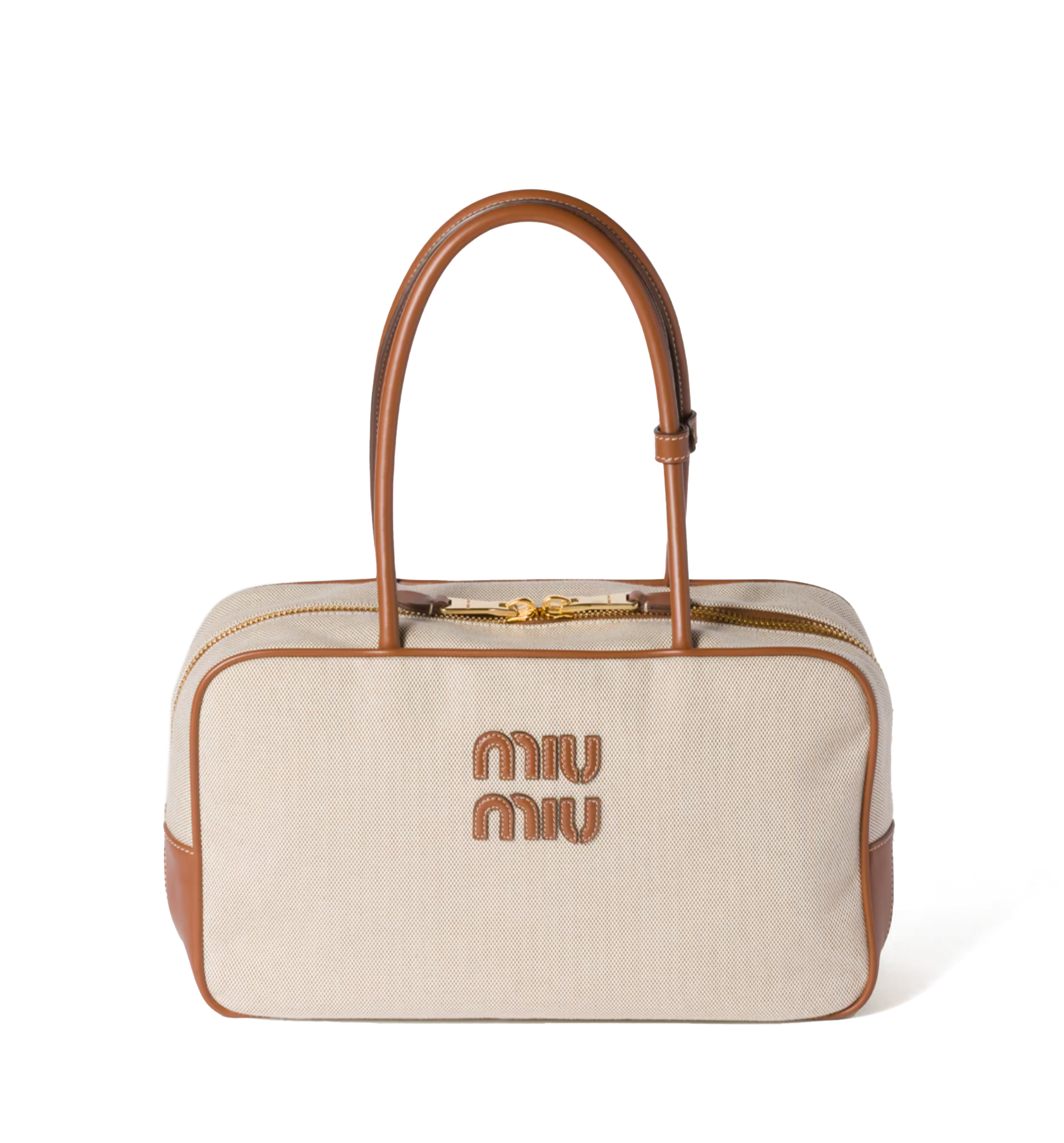 Beau Large Canvas and Leather Bag